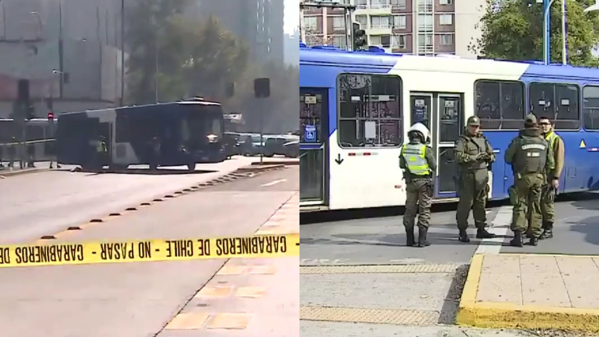 Abuela y nieto en riesgo vital tras triple atropello que protagonizó bus RED en Santiago