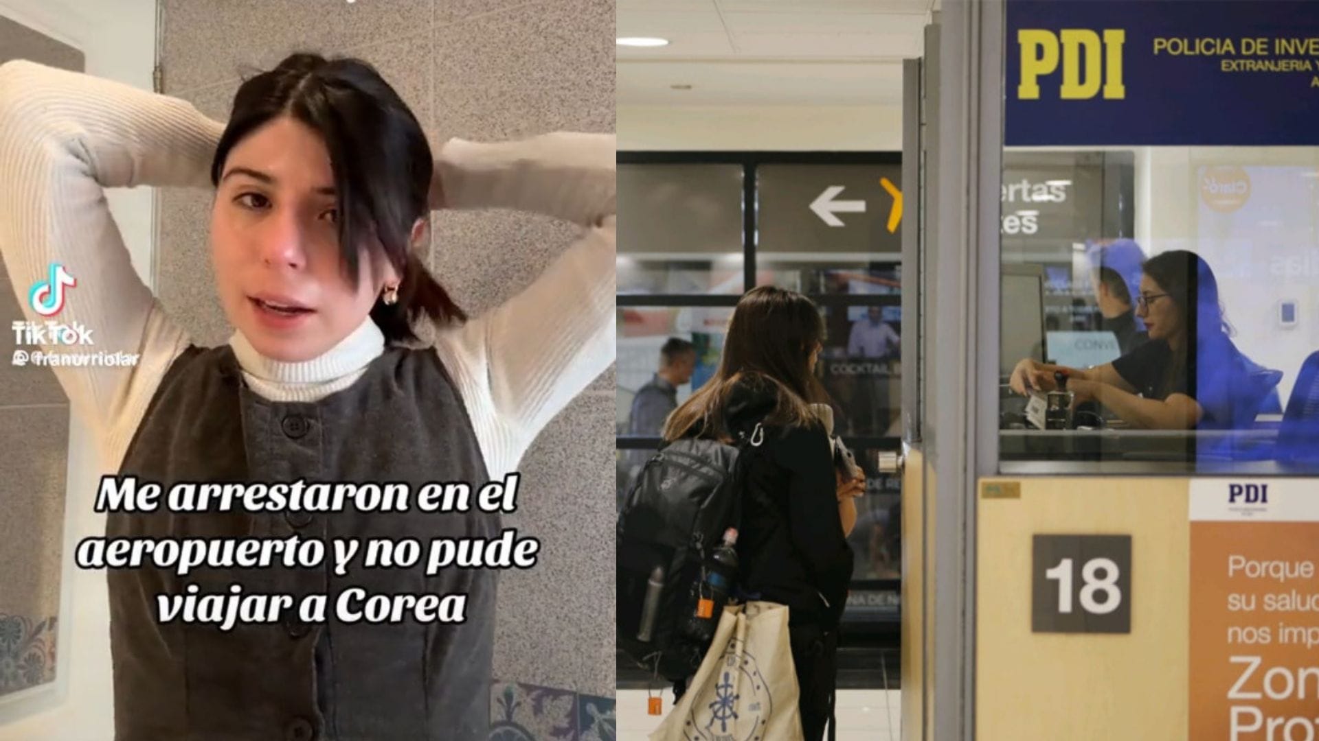 Joven chilena sufrió insólito arresto que le impidió viajar a Corea del Sur: Le imputaban una causa de hace 12 años
