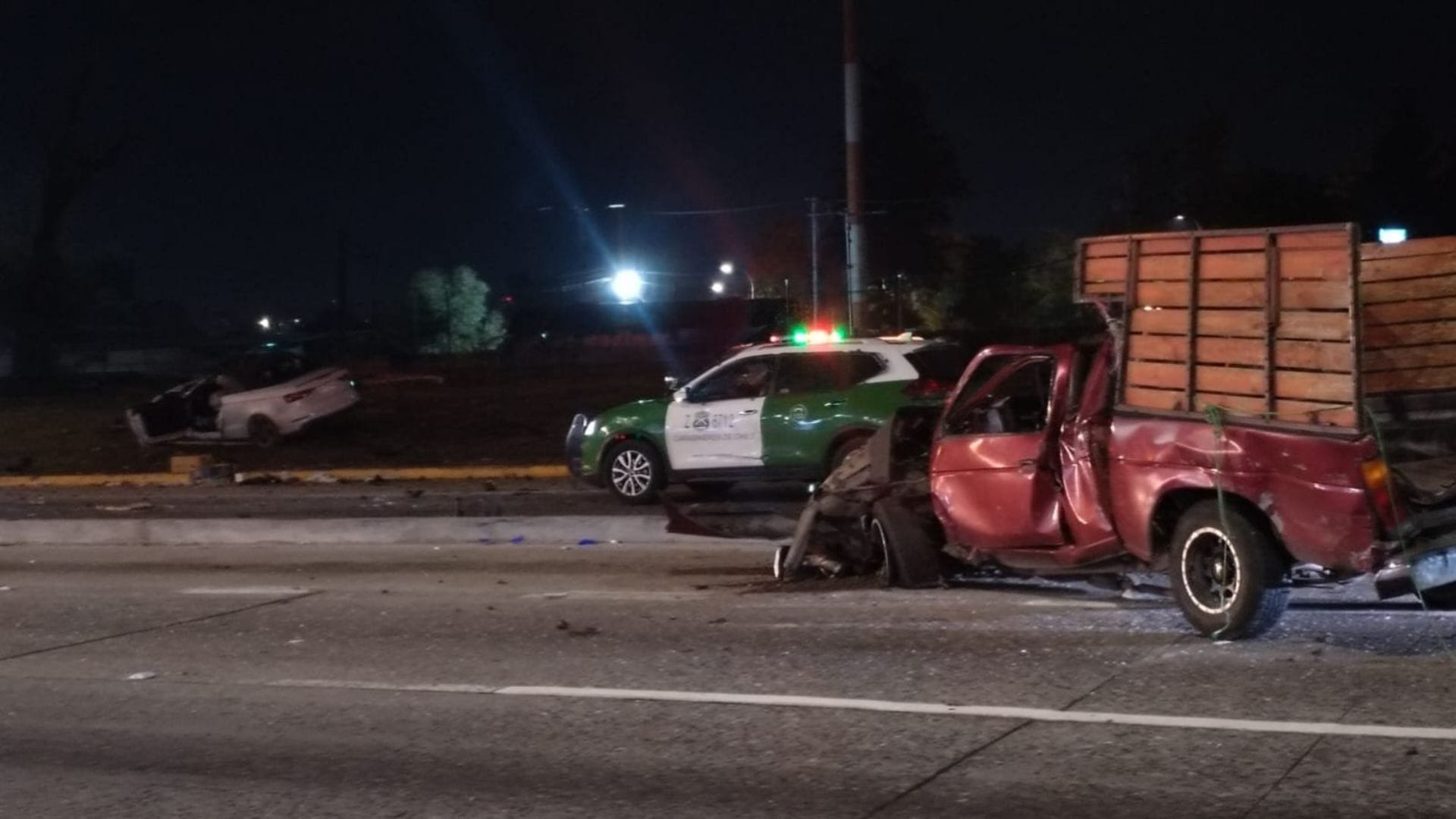 Conductor falleció y otro está grave tras choque a alta energía en Pedro Aguirre Cerda