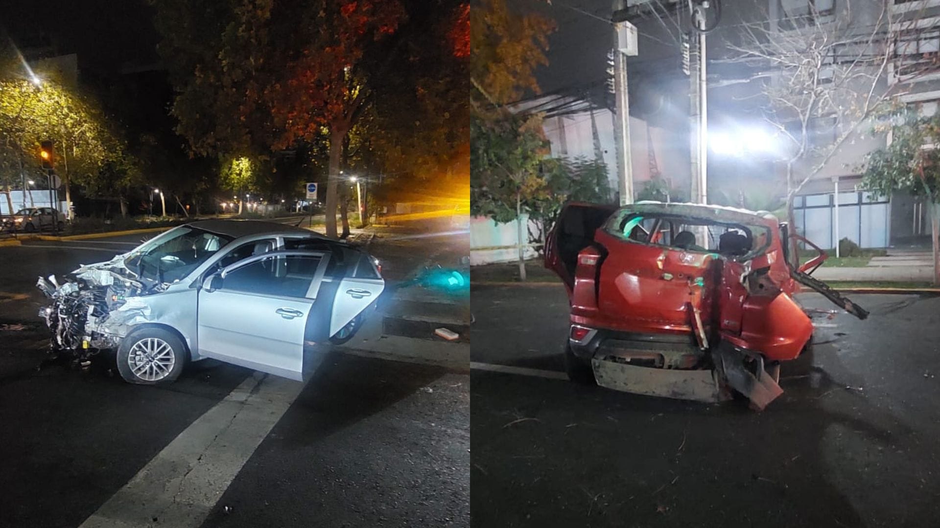 Operativo policial en Peñalolén: Detienen a cuatro adolescentes tras chocar vehículo robado