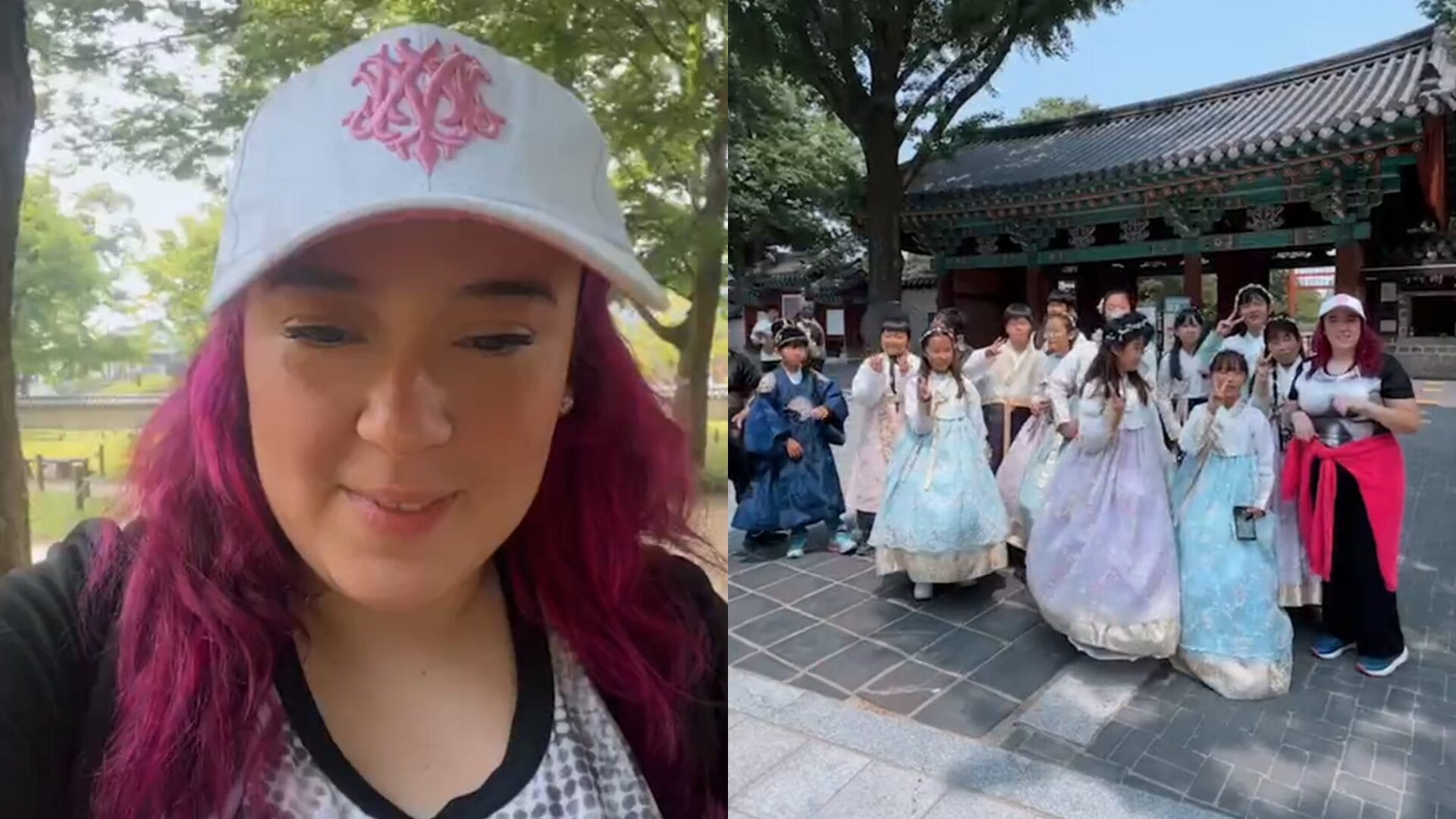 Christell Rodríguez sorprende al cantar “Dubidubidu” con niños en Corea del Sur
