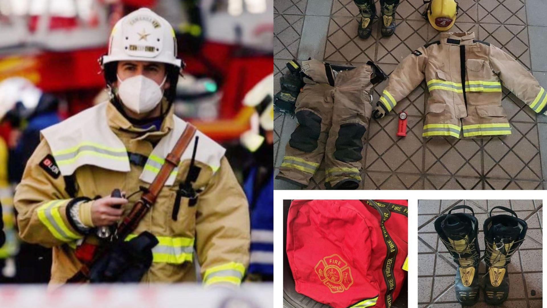 Roban uniforme a comandante de Bomberos de Concepción: Comunidad se moviliza para ayudar a recuperarlo