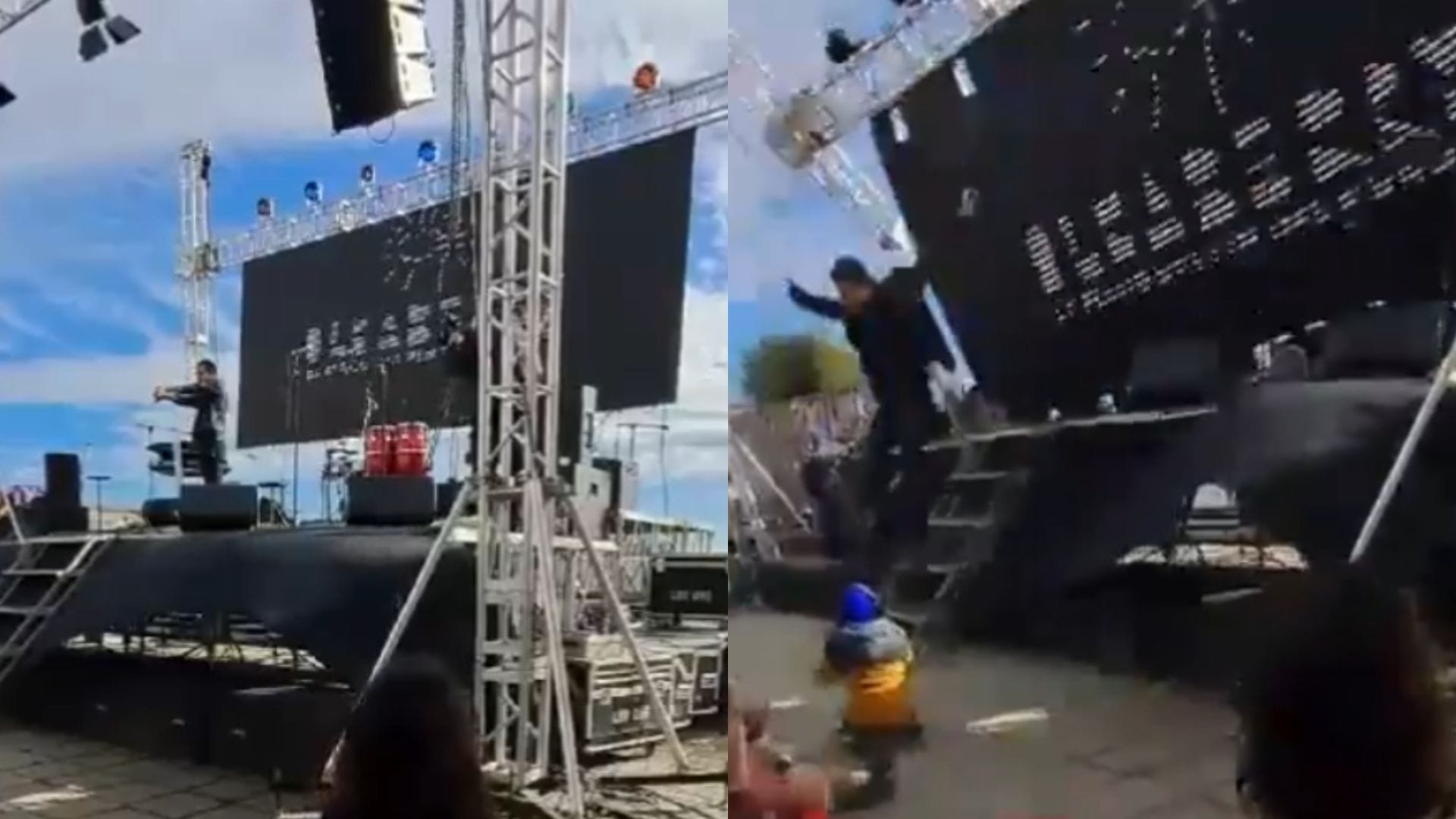 Accidente en show de mago: Pantalla gigante colapsa sobre escenario en San Antonio