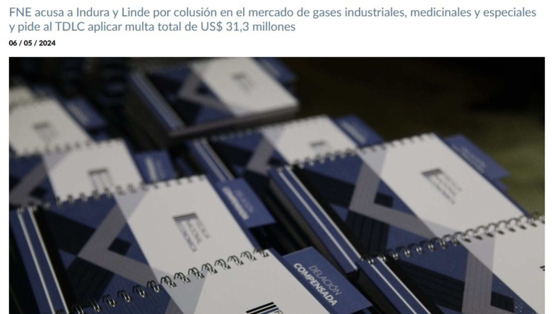 Editorial: ¿Hasta cuándo las colusiones? FNE denuncia esta vez colusión en la industria del gas