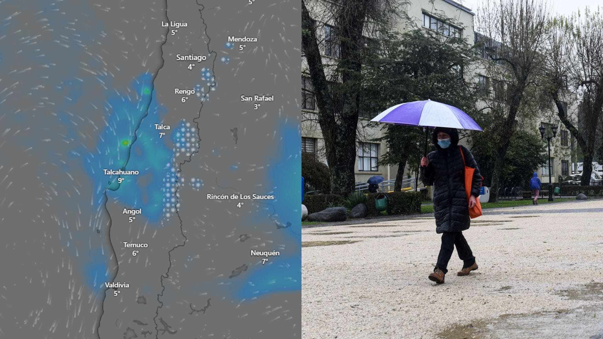 Pronostican lluvia y emiten aviso de tormentas eléctricas para la Región del Biobío