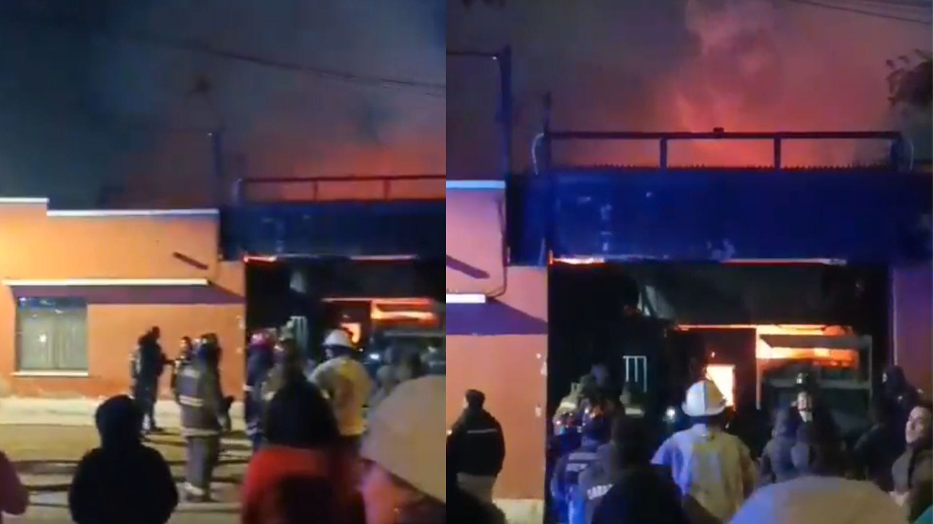Dos lesionados dejó incendio que afectó a fábrica de ataúdes en Quinta Normal