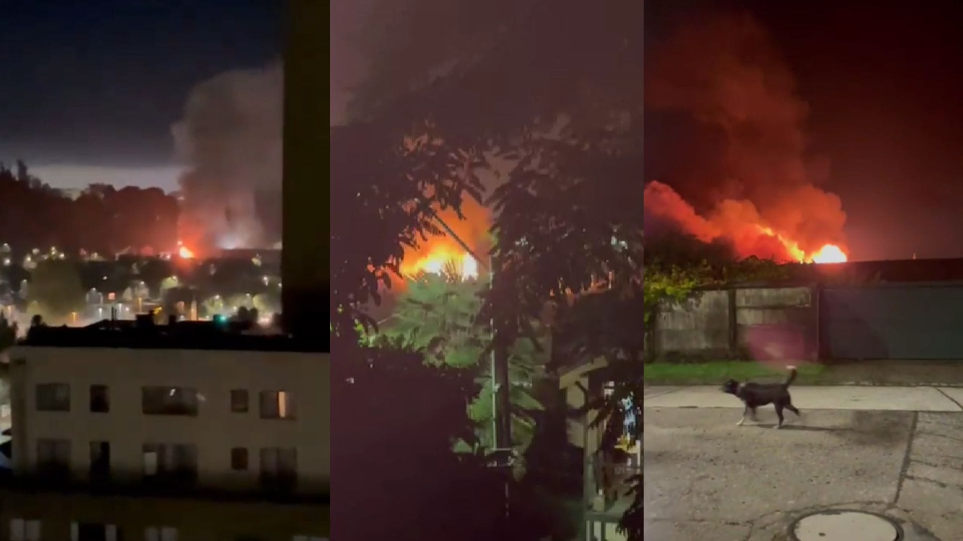 Incendio en galpones del regimiento “Chacabuco” de Concepción requirió amplia contención de Bomberos