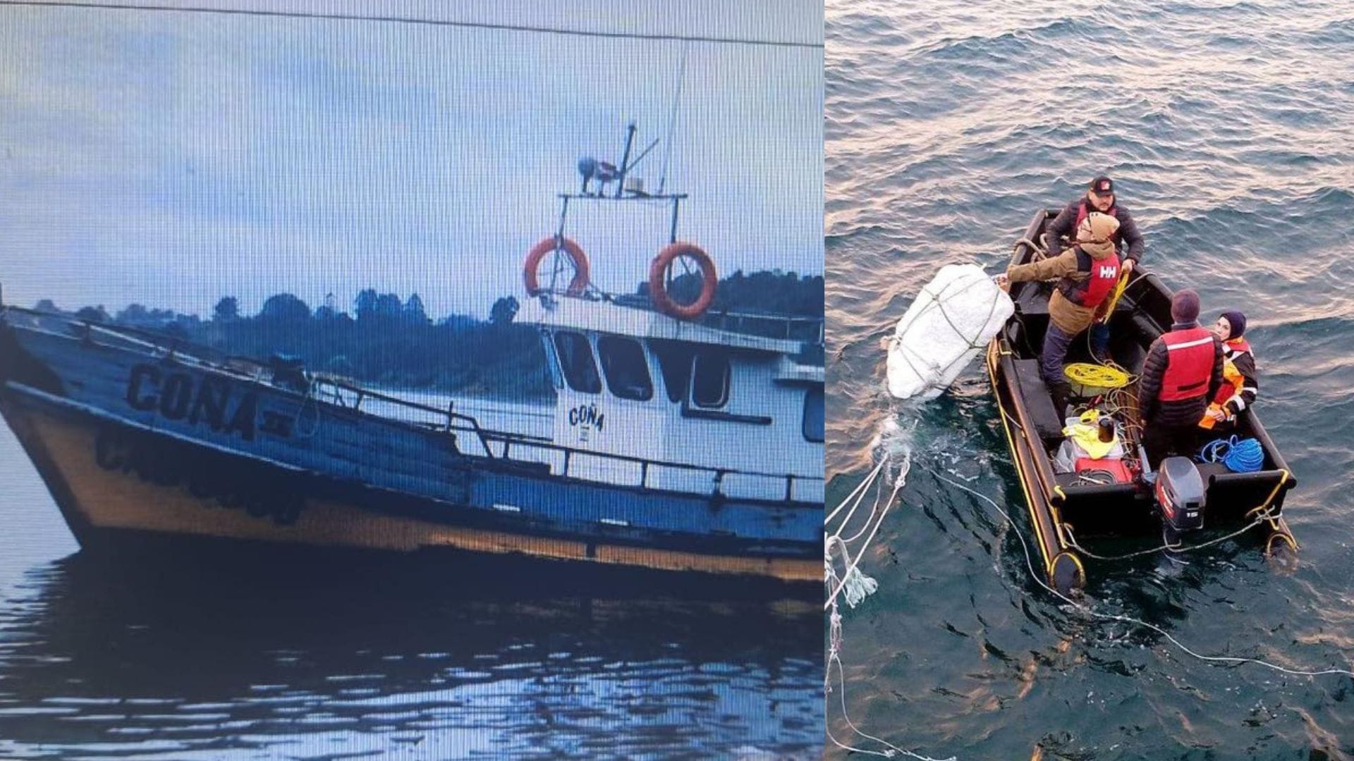 Encuentran a dos personas sin vida tras naufragio de lancha en Calbuco: Sigue la búsqueda de familia desaparecida