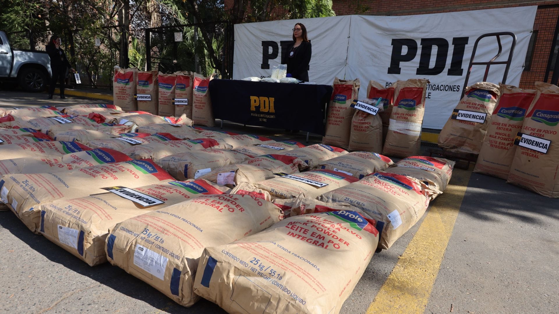 Detienen a sujeto implicado en venta y distribución de leche en polvo robada