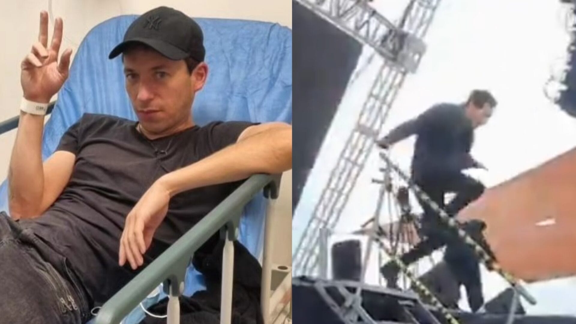 “Espero que nunca más pase”: Jean Paul Olhaberry actualizó su estado de salud tras accidente sufrido por caída de pantalla