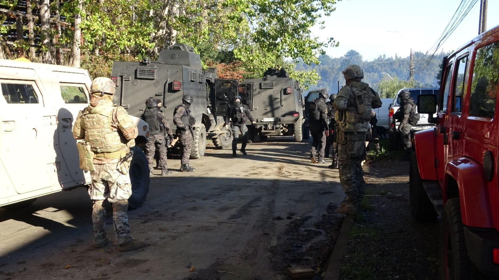 Concretan operativos policiales en Antiquina: Culmina con cinco detenidos