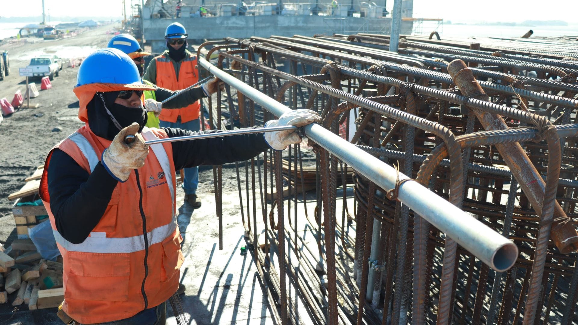 Puente Industrial emplea más de 20 mil toneladas de acero CAP para su construcción