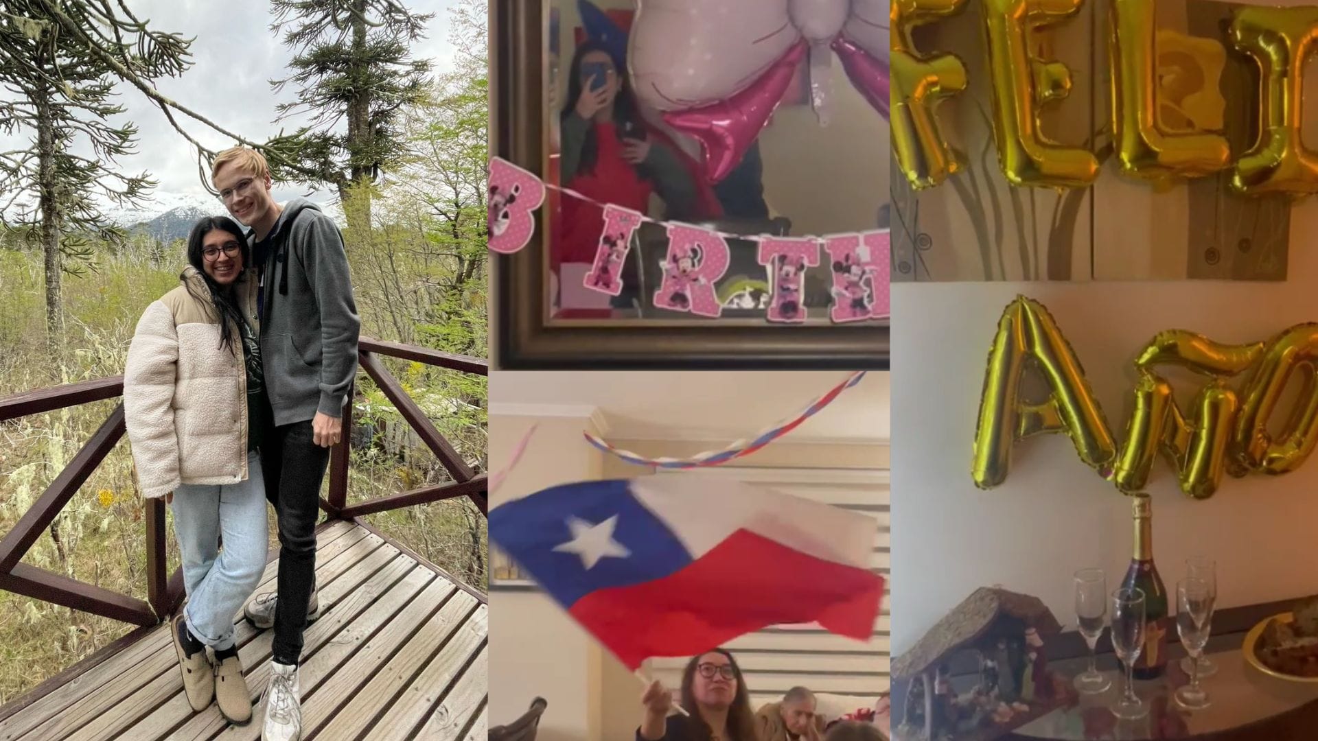 De Talcahuano a Holanda: Joven se la juega por amor y su familia le adelanta todas las fiestas que se va a perder