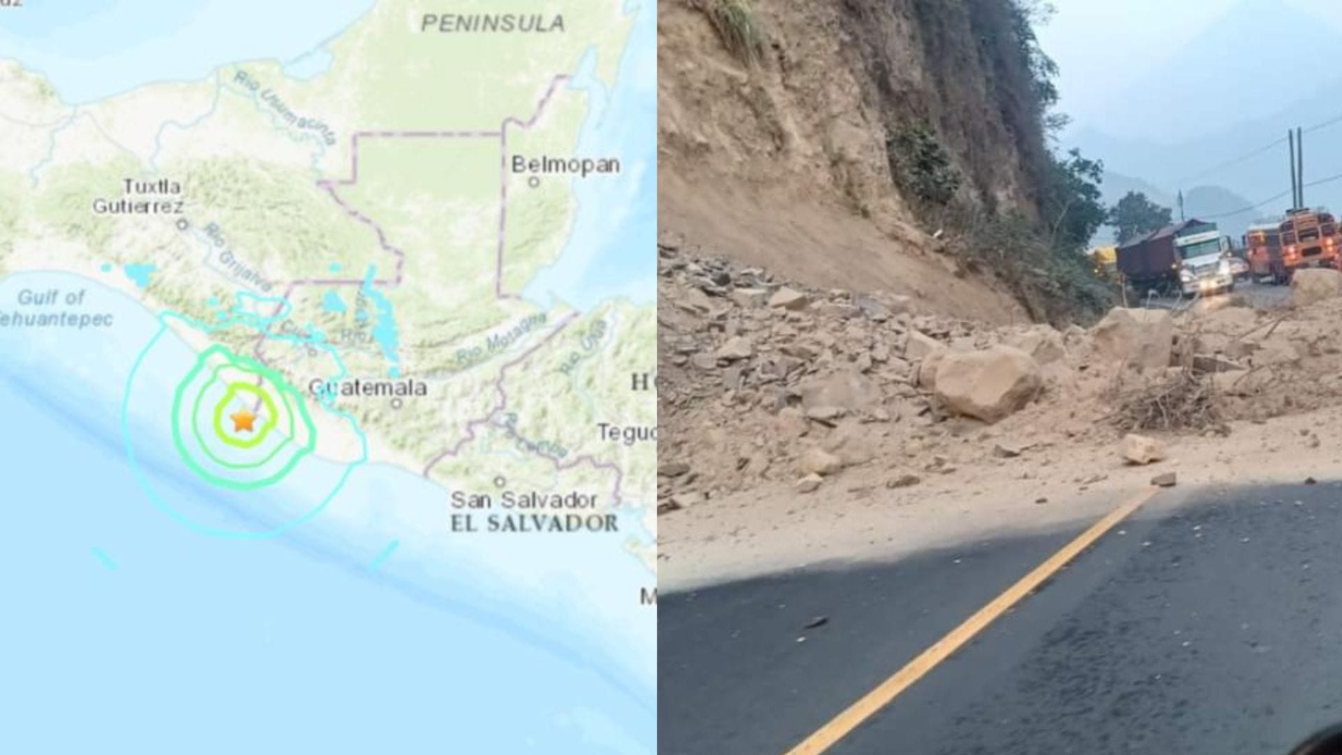Terremoto sacudió a la frontera entre México y Guatemala: Reportan derrumbes y daños estructurales