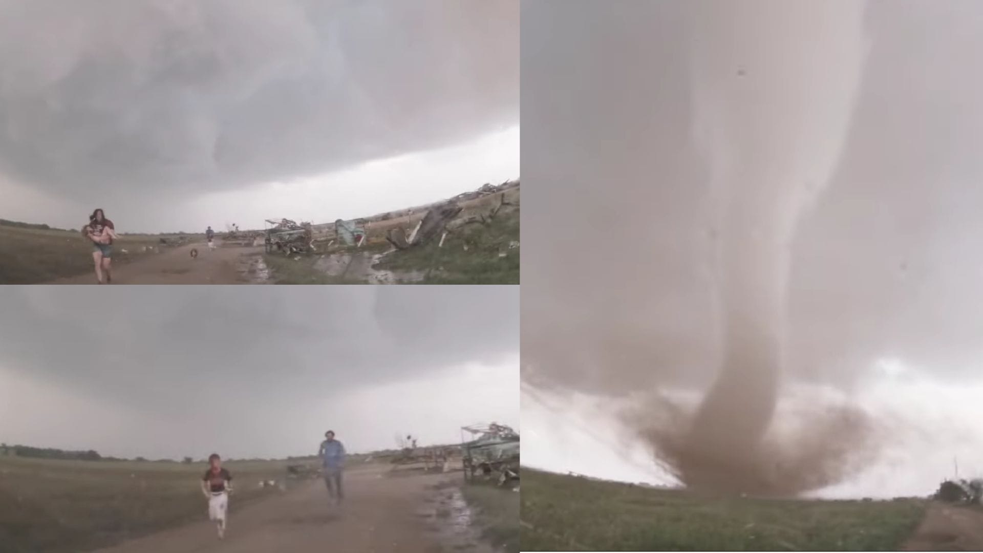 “¡Hay personas!”: Cazador de tormentas rescató a familia herida por tornado grado 4 en Texas