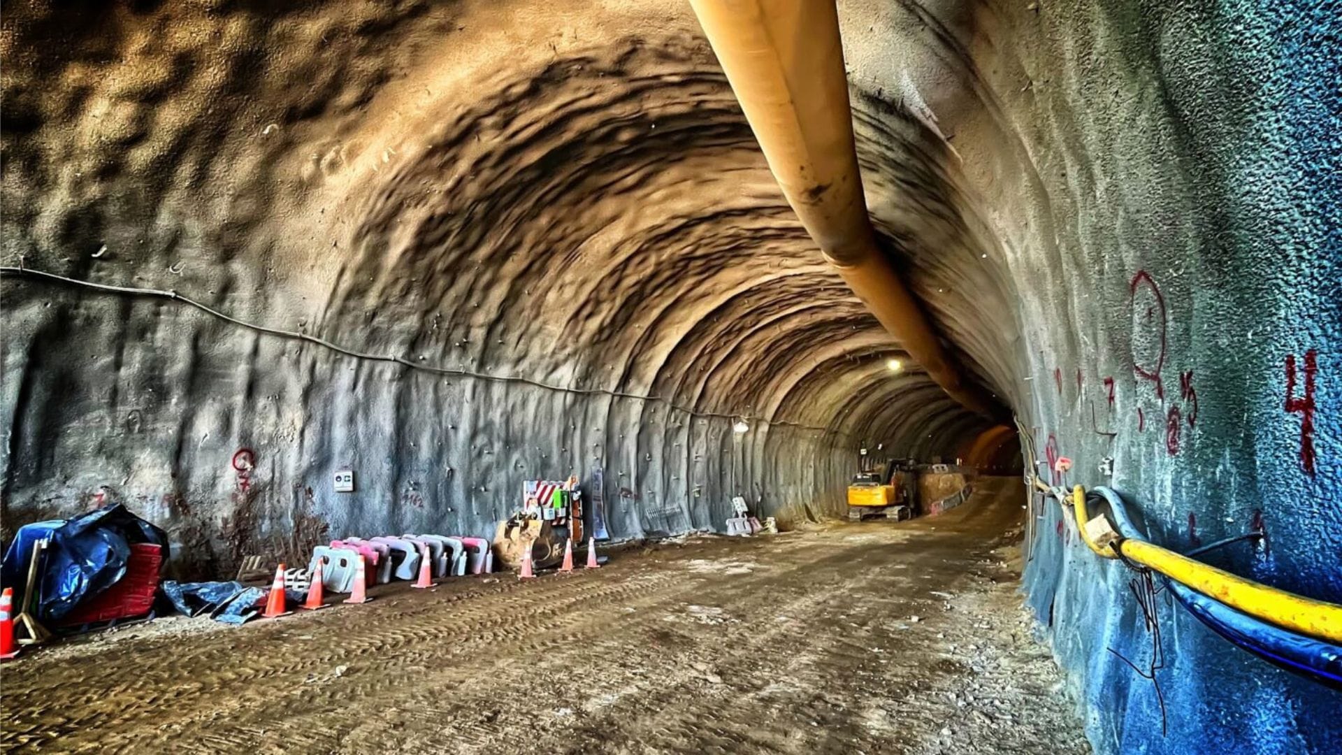Túnel ferroviario del cerro Chepe en Concepción ya tiene un 95 % de avance