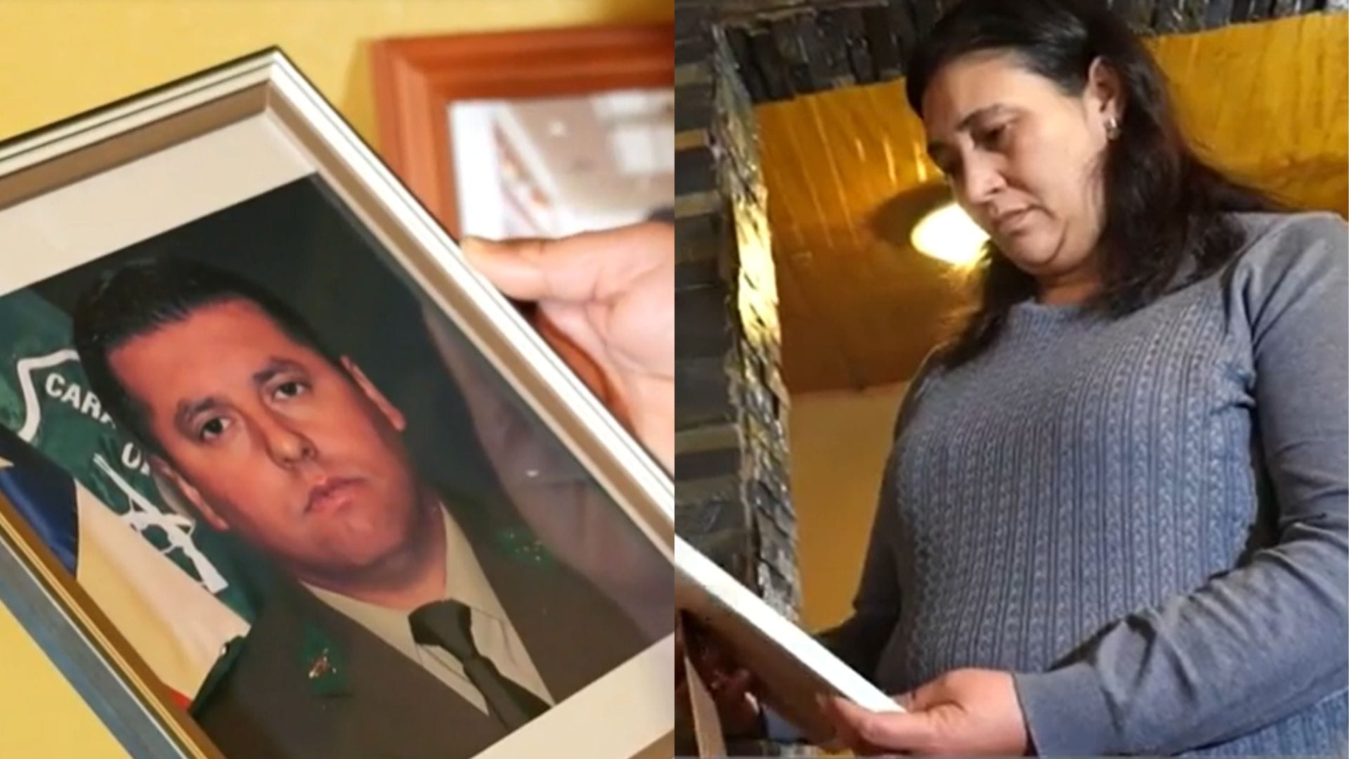 “Me decía que iba a caer…tenía miedo de morir”: Habla viuda de carabinero víctima del triple asesinato en Cañete