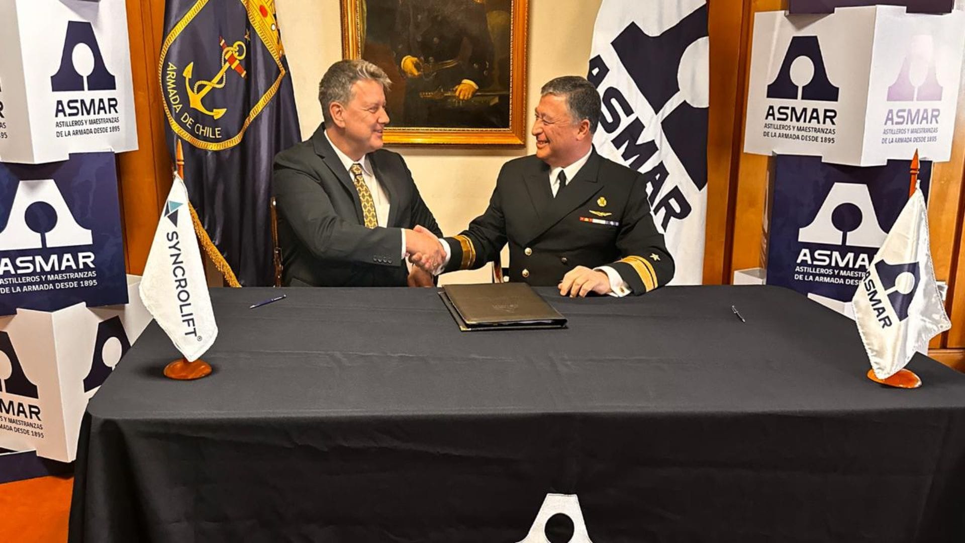 Asmar firma contrato para modernización de su Astillero en Talcahuano