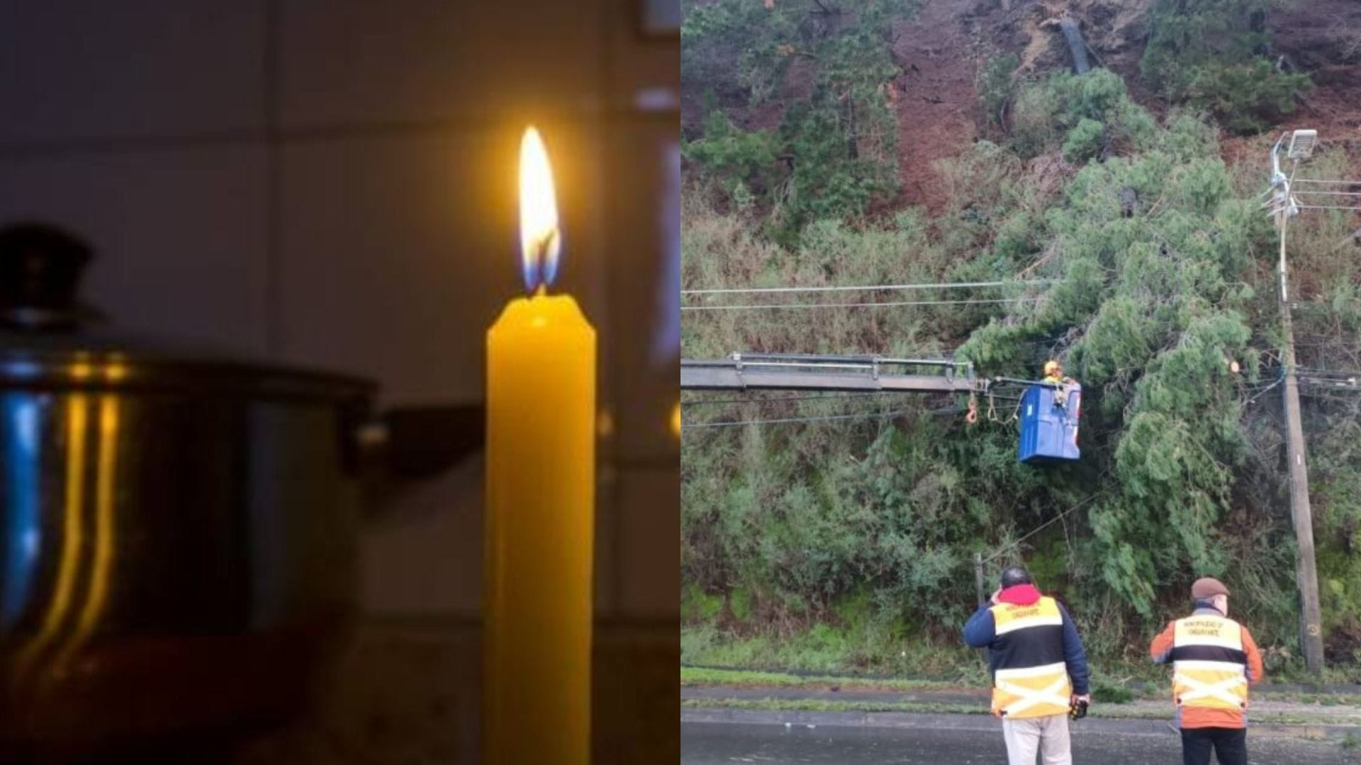 Más de 11 mil vecinos sin luz en el Biobío: Lluvias  y remociones dañan el tendido eléctrico