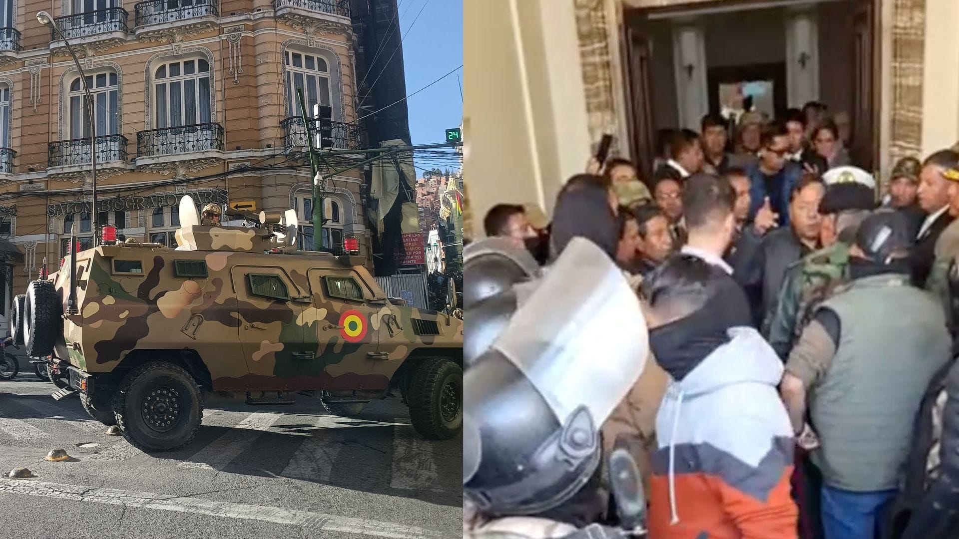Denuncian intento de Golpe de Estado: Militares trataron de tomarse la sede del Ejecutivo en Bolivia