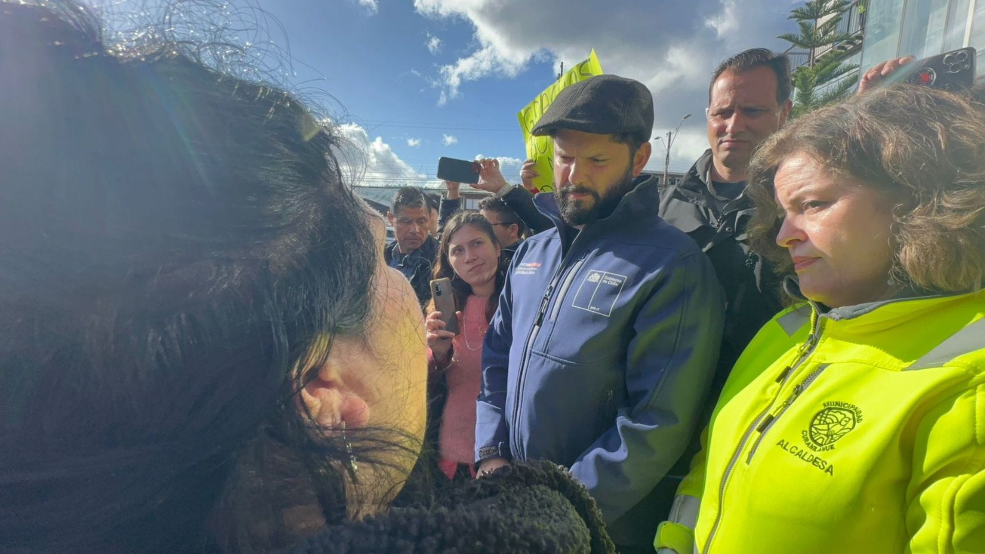 Mujeres protestan por una oportunidad laboral en Curanilahue: Presidente Boric comprometió respuesta