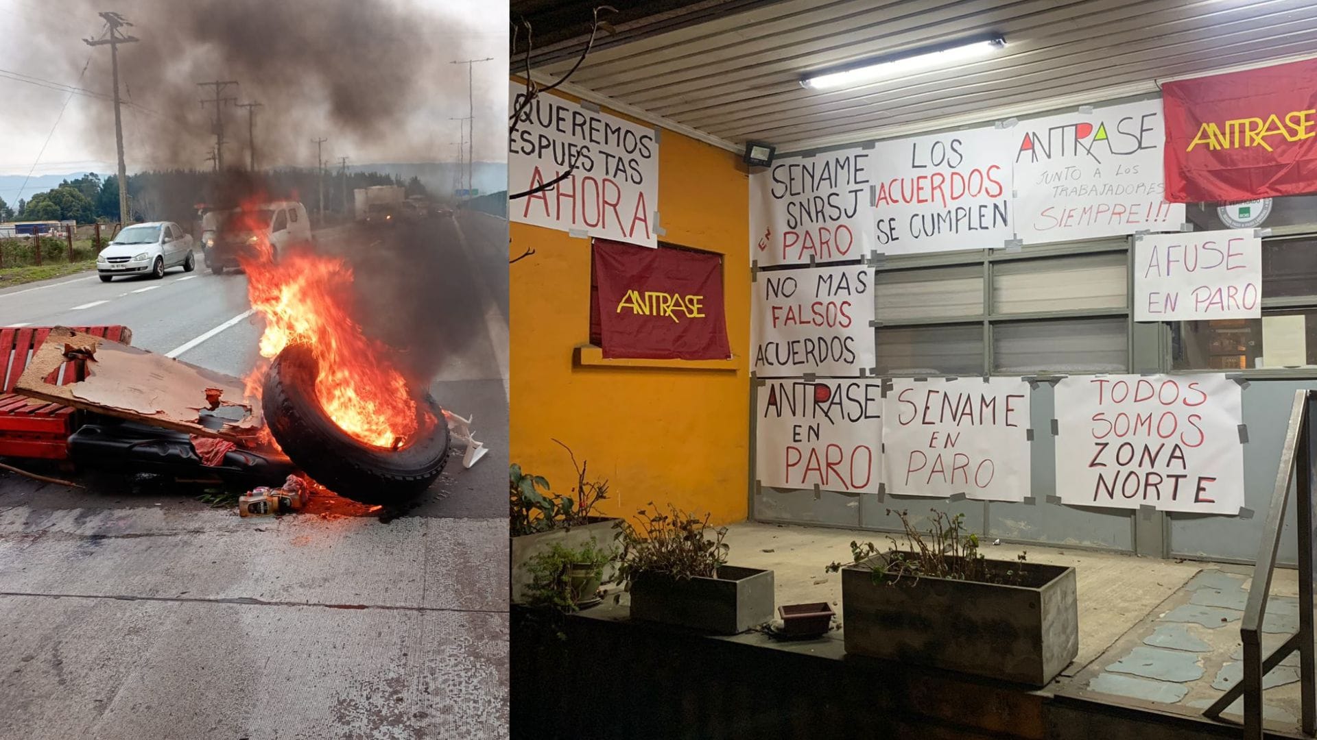 Trabajadores del Sename se toman el CIP-CRC de Coronel: Acusan incumplimientos en el traspaso a nuevo Servicio