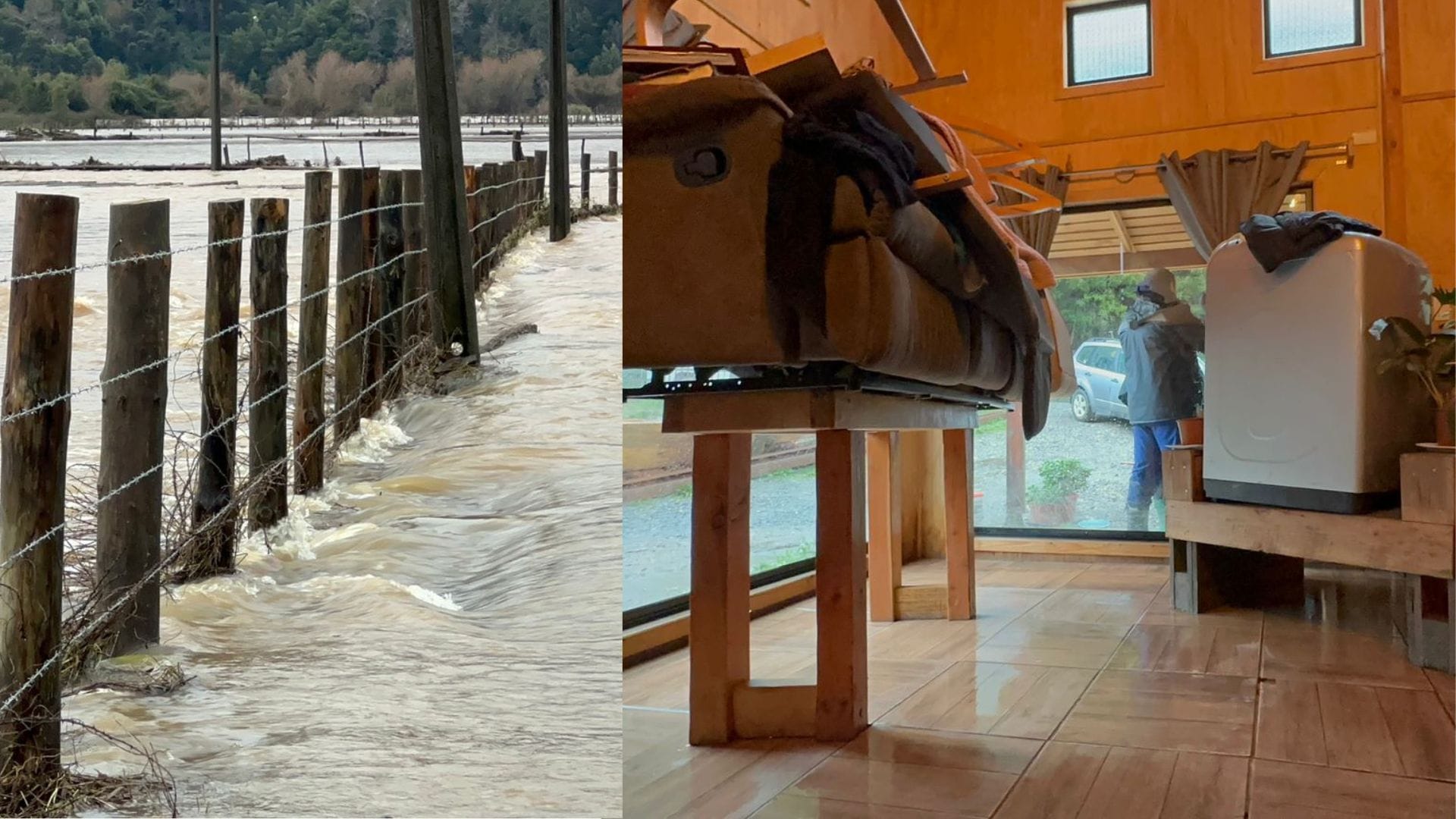 “Todos los años la misma historia”: Vecinos de Arauco relatan el crítico desborde del Río Pichilo