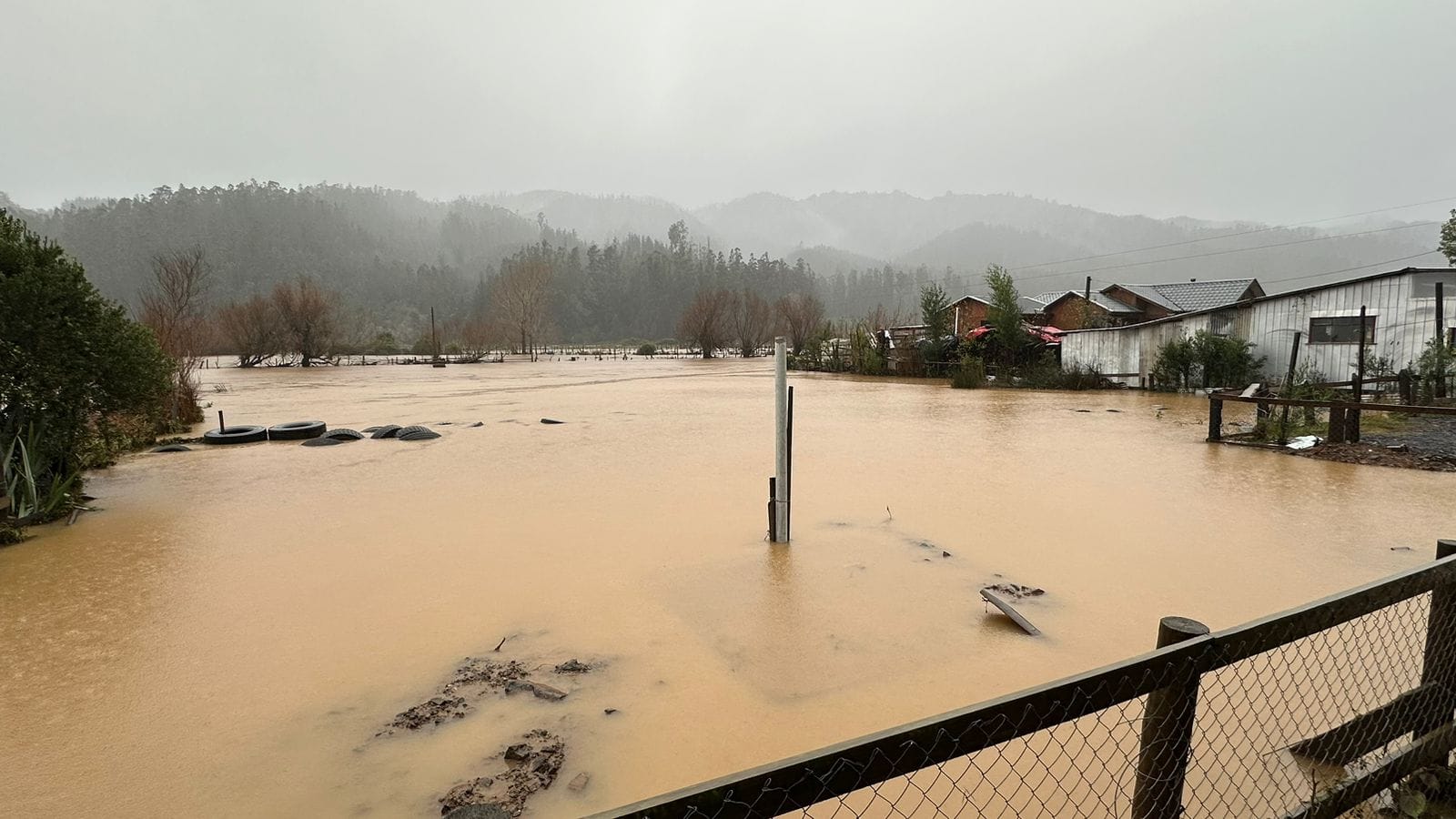 Decretan Zona de Catástrofe en la Región del Biobío por sistema frontal