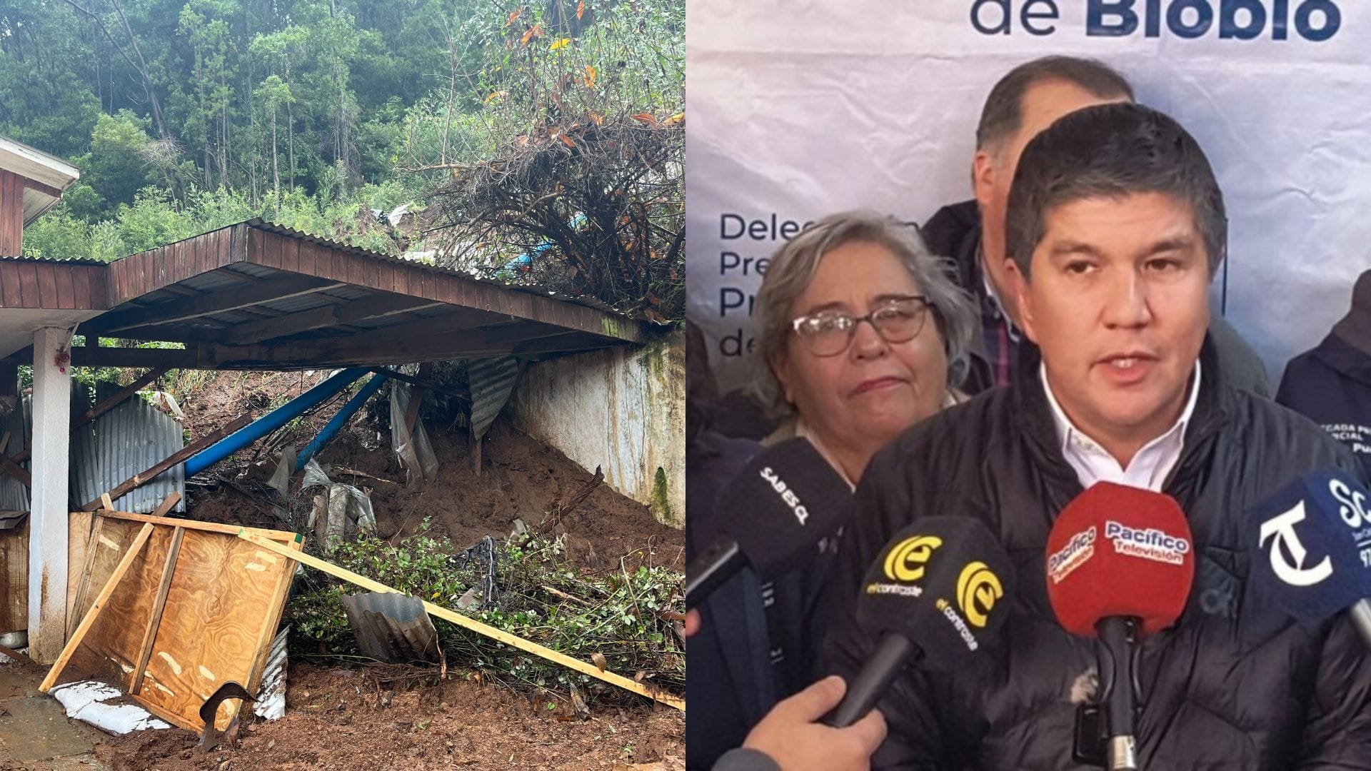 Anuncian entrega de bonos a familias afectadas por las inundaciones en el Biobío