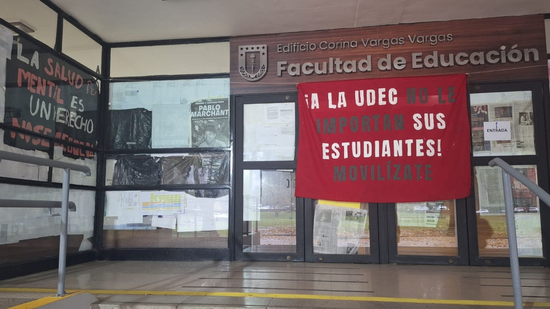 Departamentos de Historia y Educación de la UdeC en toma: Estudiantes denuncian vulneraciones