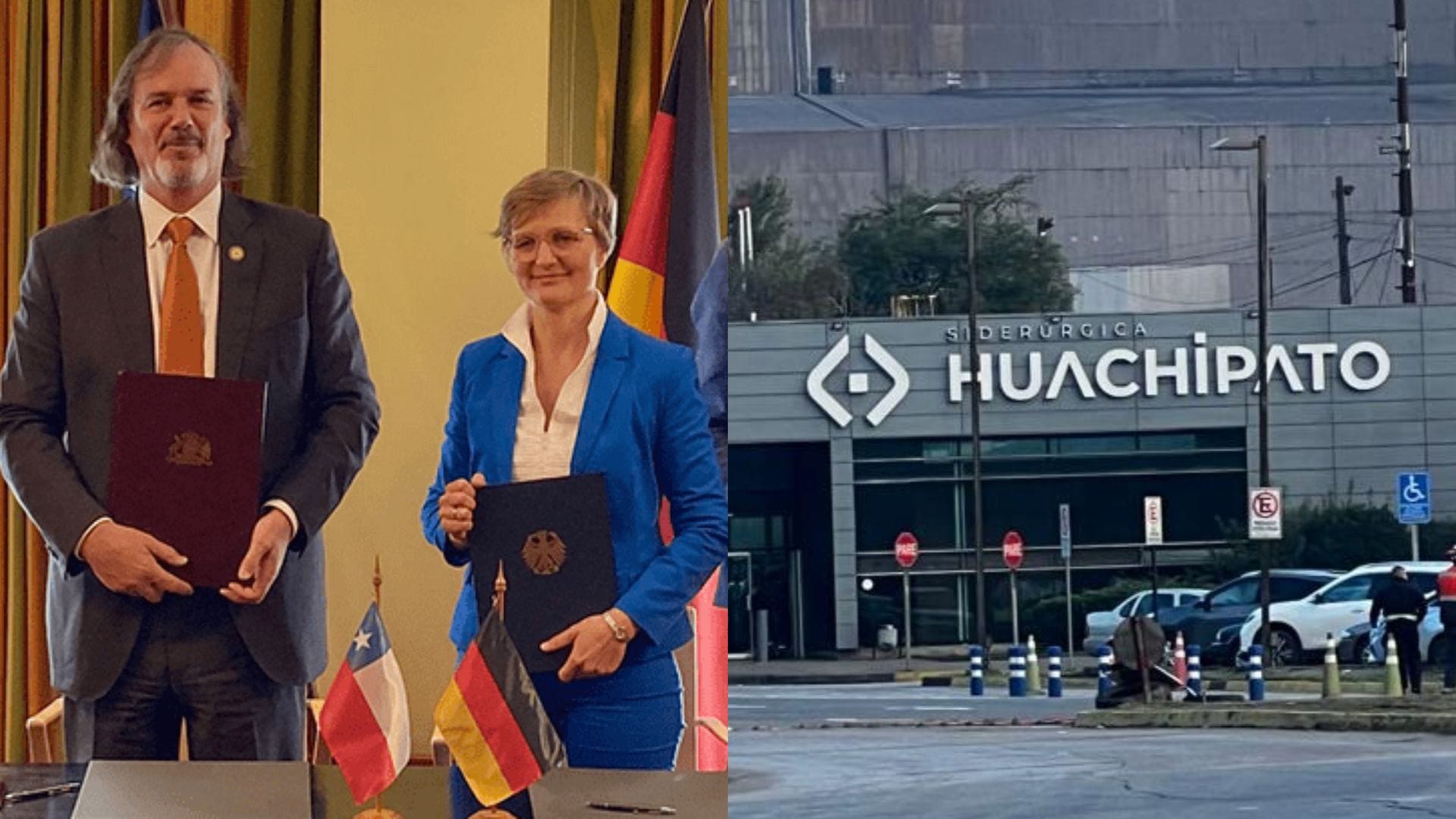 Huachipato, Corfo y el gobierno alemán firman acuerdo para producción de acero verde en Chile