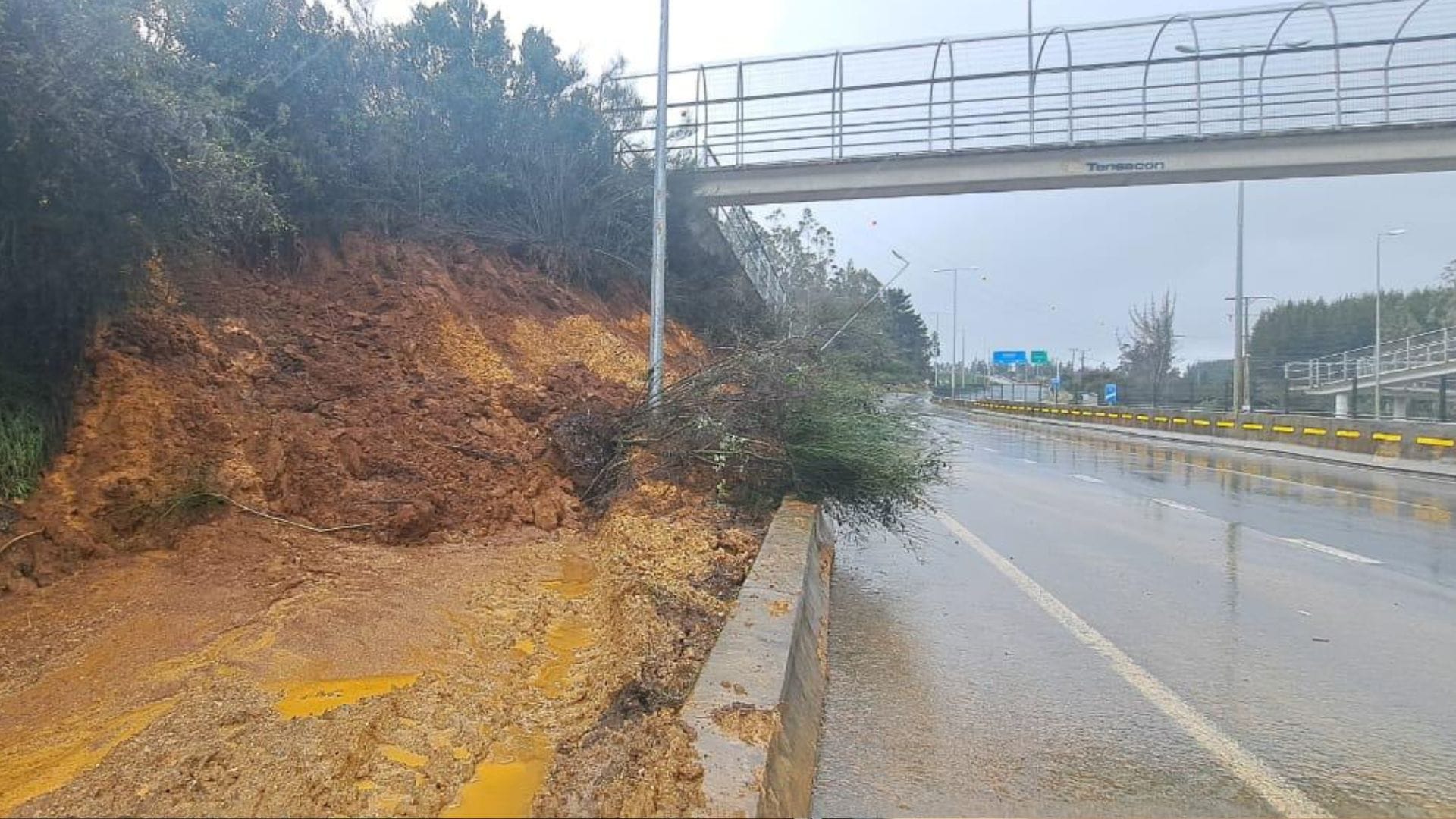 Activan plan de contingencia por suspensión de pasarela en la Ruta 160