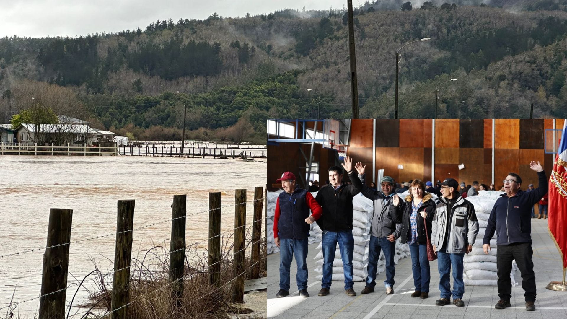 Primeros balances cifran en poco más de 2 mil los agricultores afectados en el Biobío por los sistemas frontales