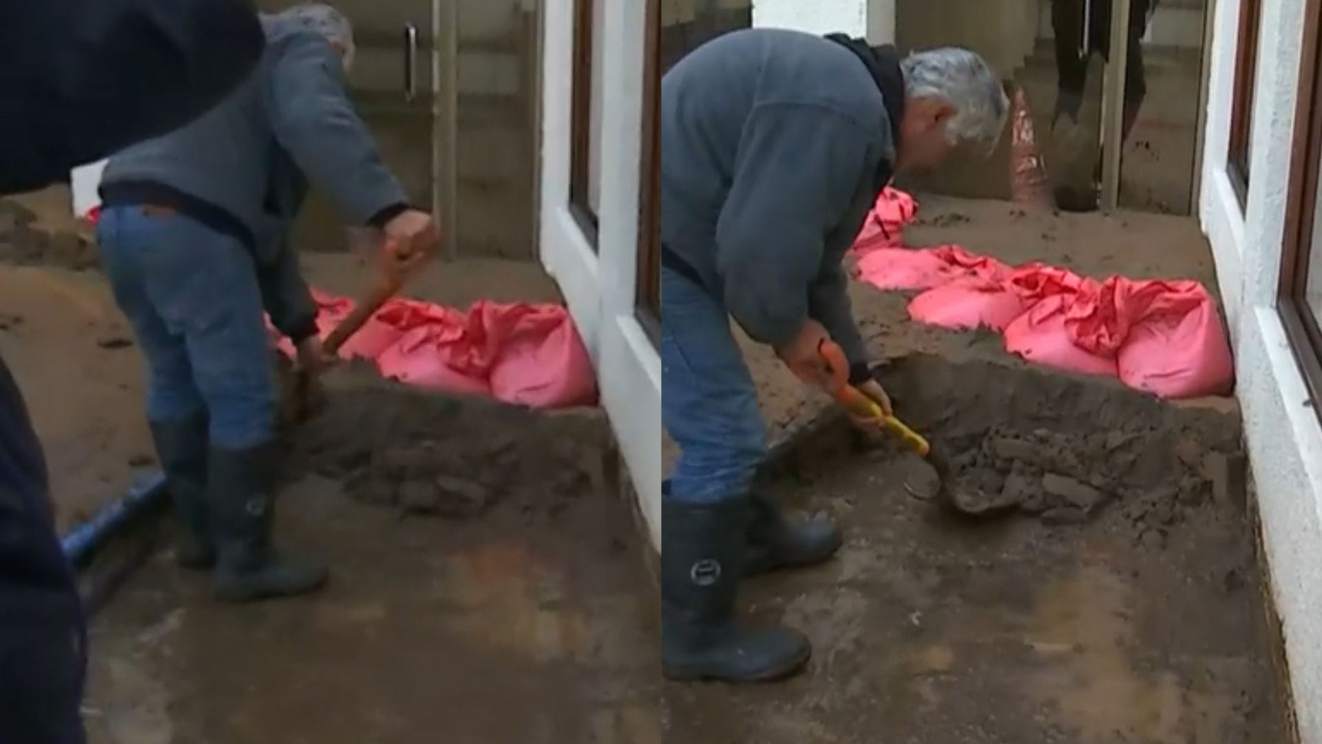 Tras deslizamiento de tierra por lluvias: Barro cayó en edificio de Reñaca que está debajo del socavón
