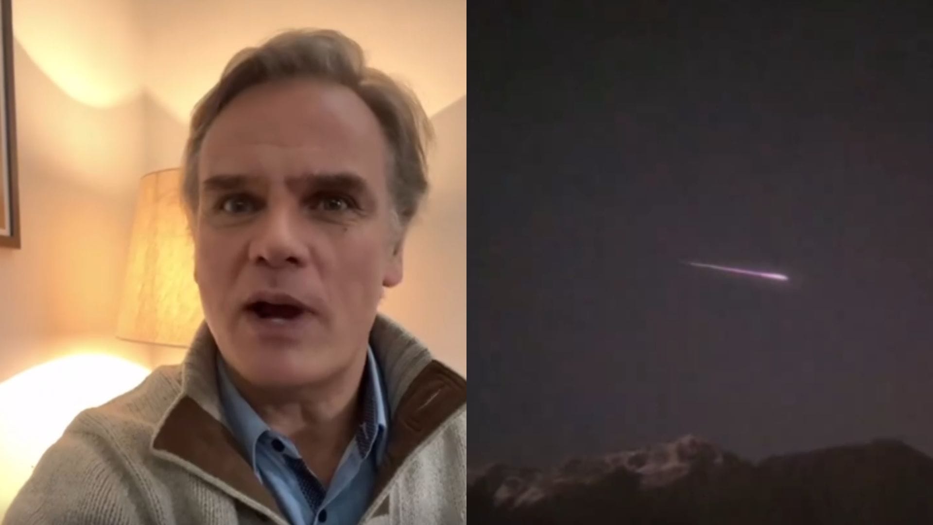 ¿Un meteorito u otra cosa?: Amaro Gómez-Pablos capta misterioso avistamiento en el cielo de Cajón del Maipo