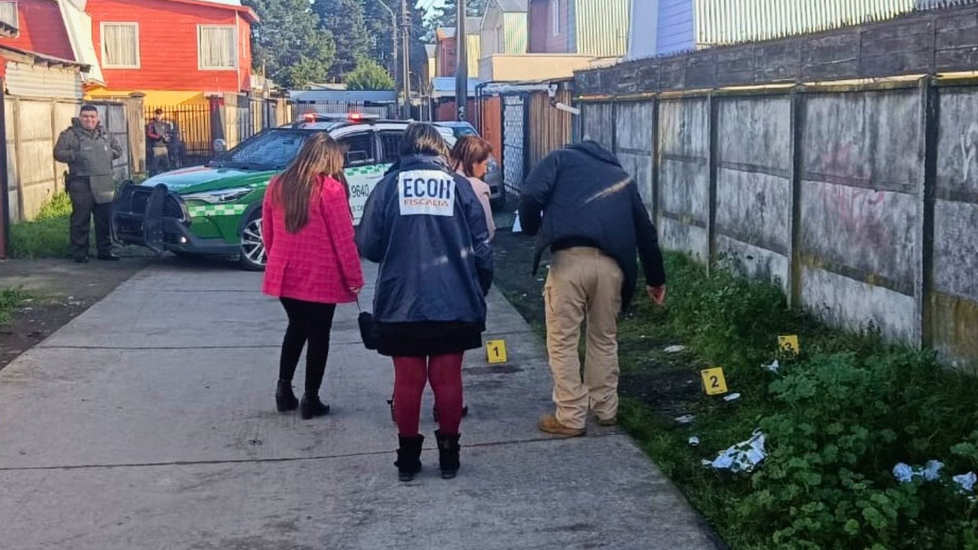 Muere joven víctima de balazos en Coronel: Recibió disparos en su cabeza y muslo