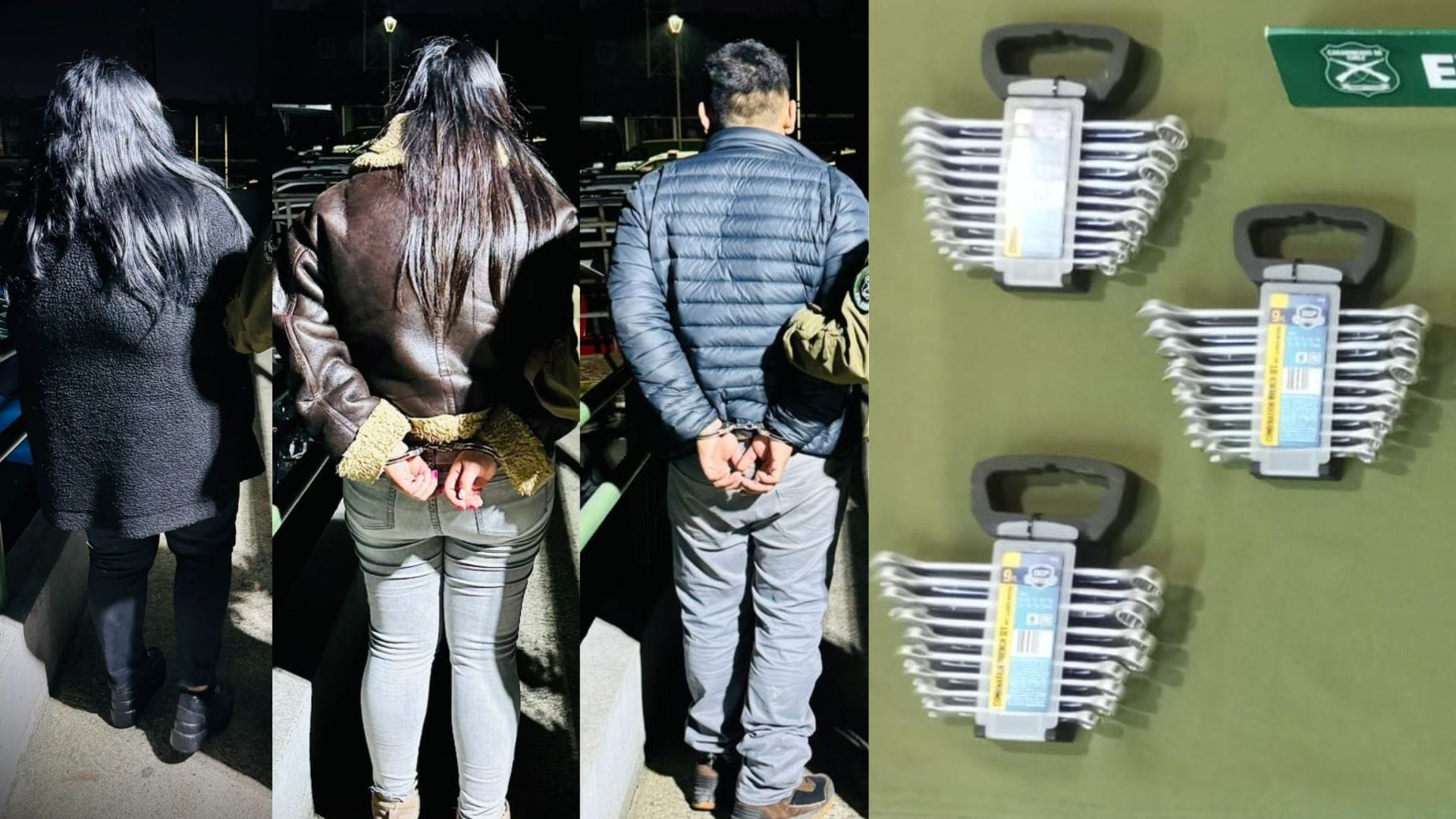 Capturan a banda de Hualpén en Chillán cuando delinquían en centro comercial: Se les halló un inhibidor de señal