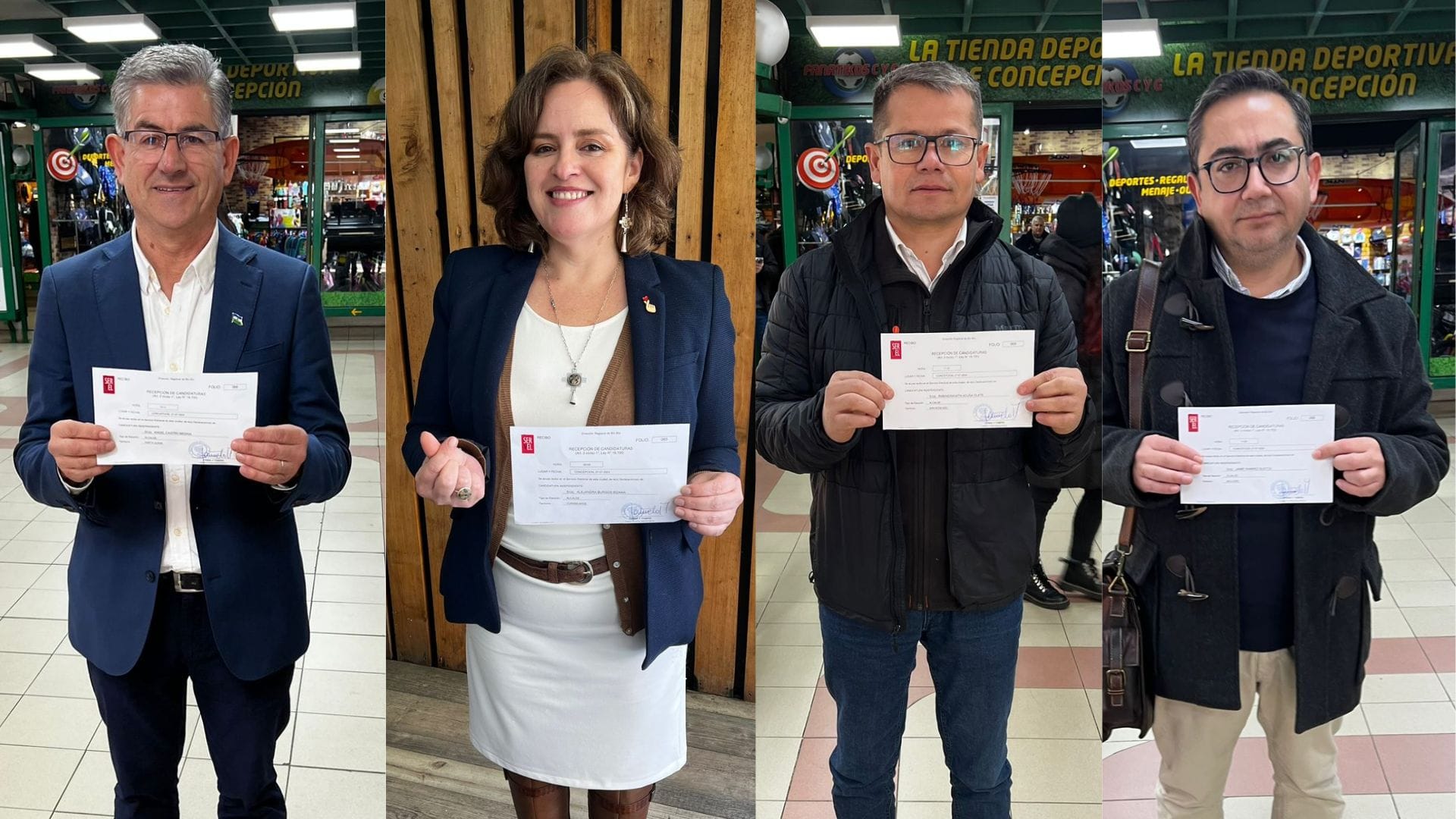 Candidatos independientes a alcaldes en el Biobío inscriben postulaciones en el Servel