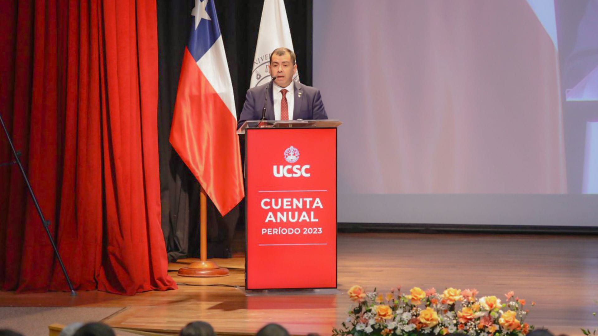 Cuenta Anual 2023: Rector UCSC Christian Mellado destacó excelencia académica institucional