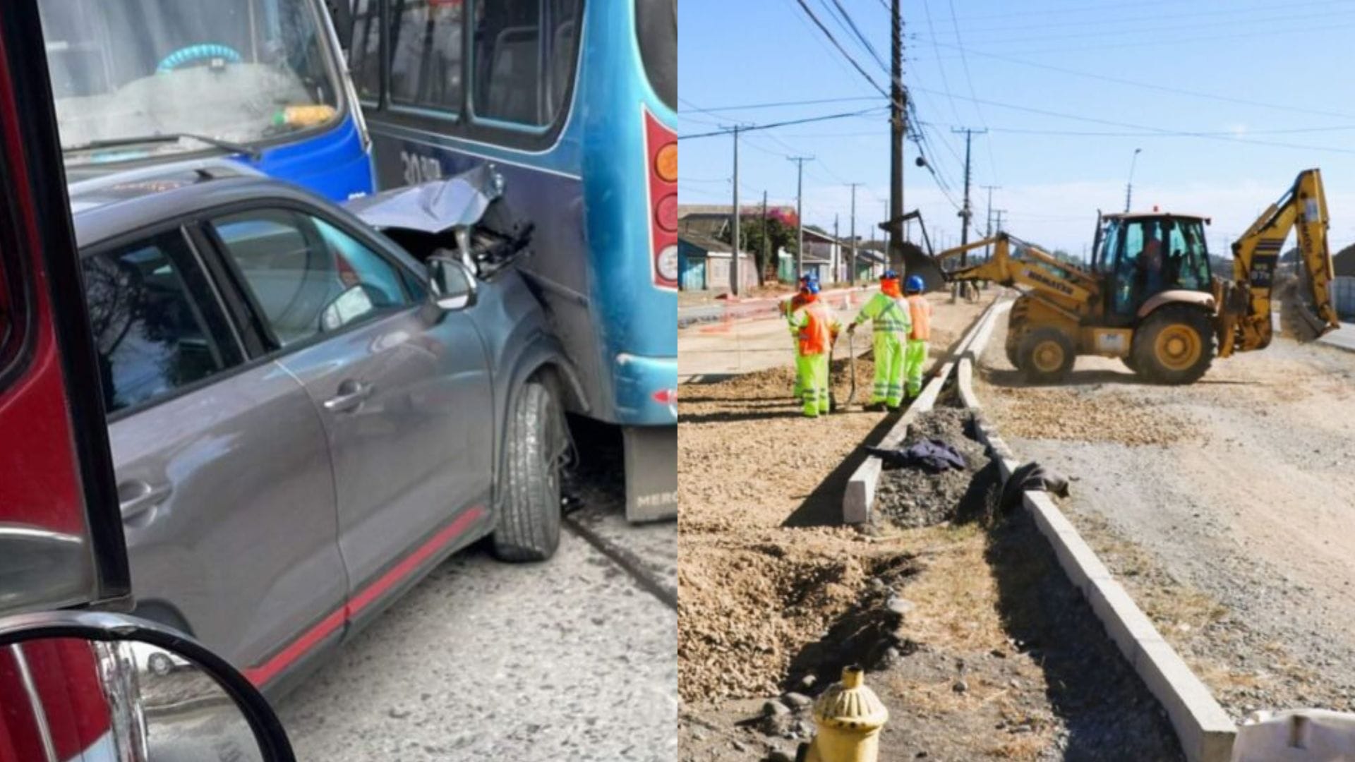 Obras en el Eje Colón: Inquietud por seguridad de peatones e “irresponsabilidad de conductores” en Hualpén
