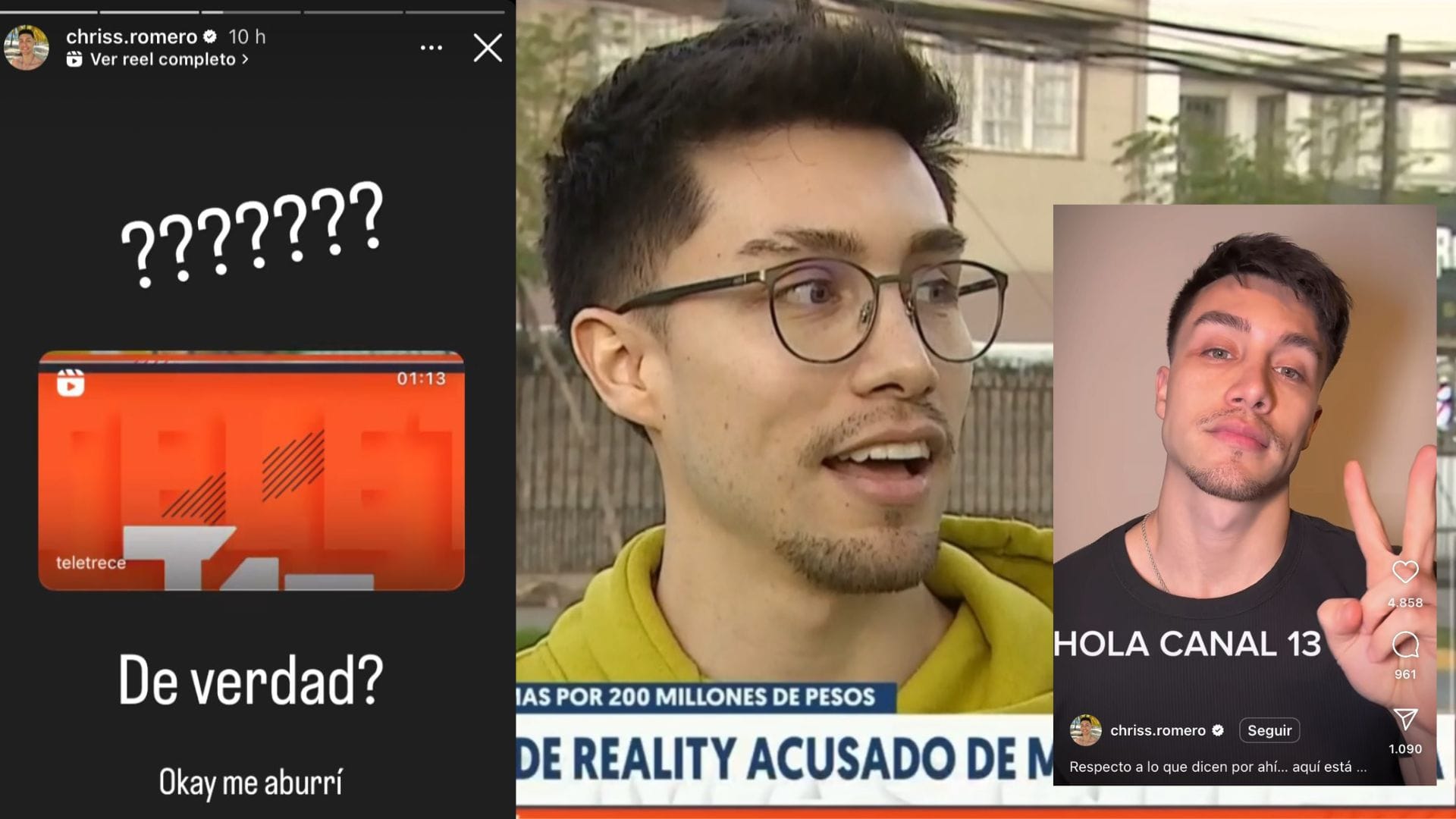 Cristobal Romero arremetió en contra de Canal 13 tras reportaje por millonaria estafa: “Hagan prensa de verdad”