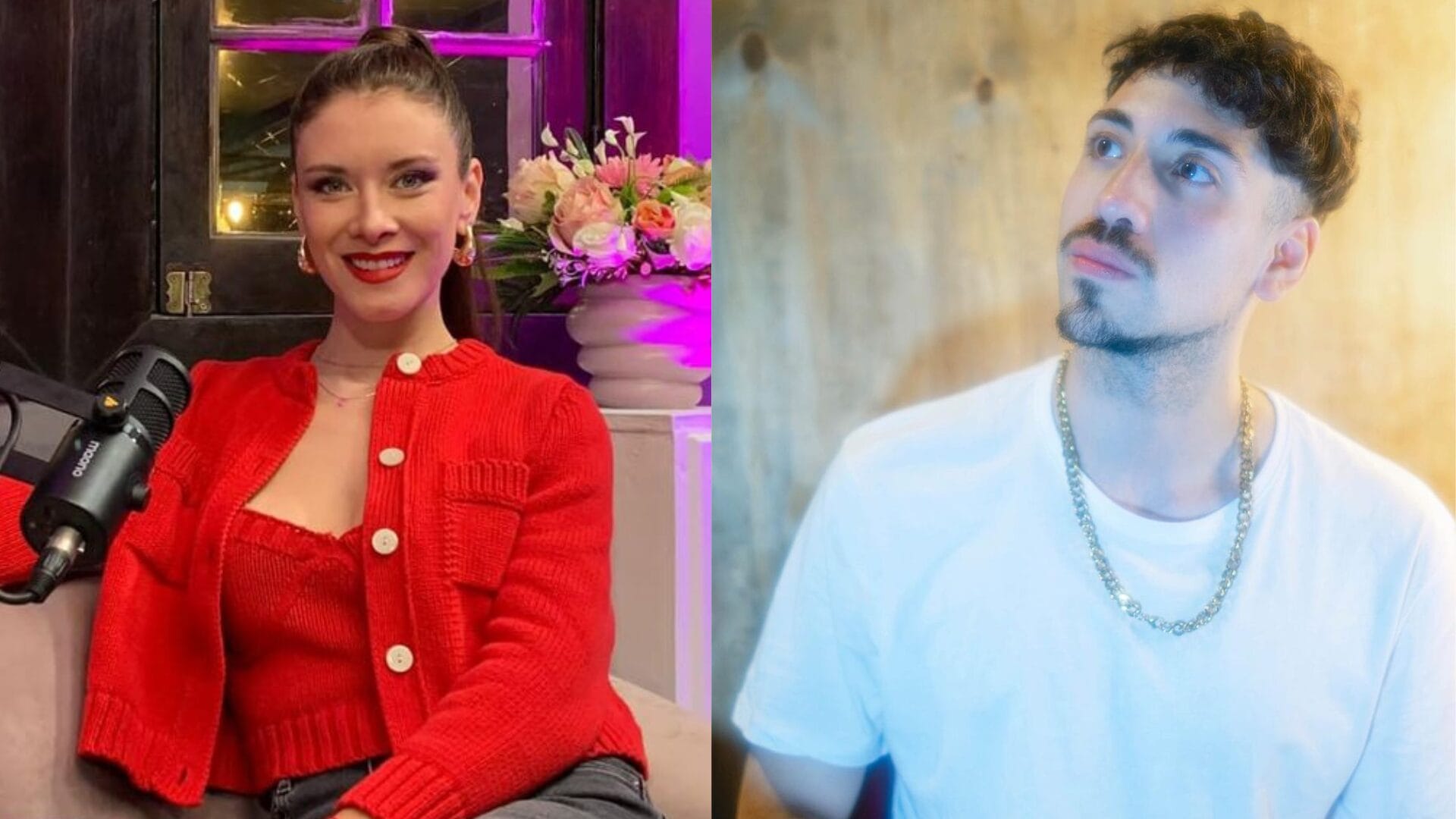 Junto a la puesta de sol: Carla Jara y Diego Urrutia se muestran por primera vez a los besos