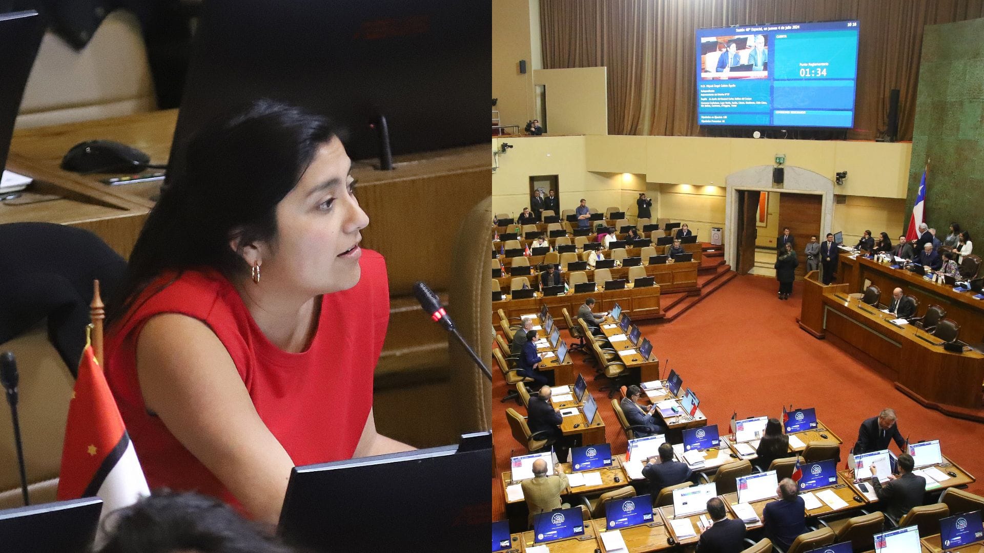 Diputados impiden ingreso de hija de dos años de Camila Rojas a la sala de la Cámara: “Es una actitud bien miserable”