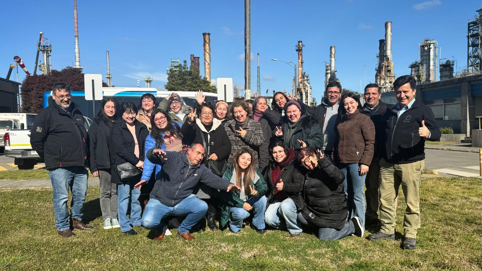 Más de 200 vecinos han visitado Enap en las jornadas de Puertas Abiertas en Hualpén