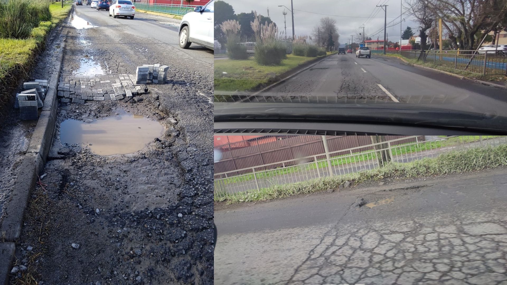 Baches en San Pedro de La Paz: se repite la historia de nunca acabar