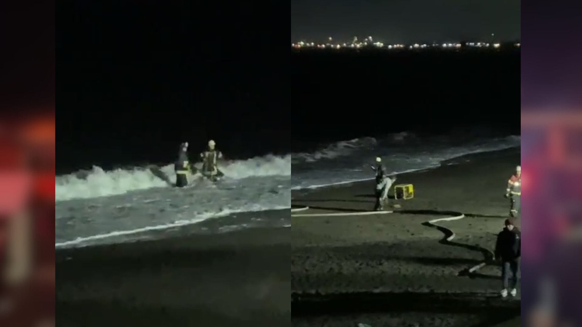 ¿Qué pasó con los grifos? Bomberos sacaron agua del mar para combatir incendio en Lenga