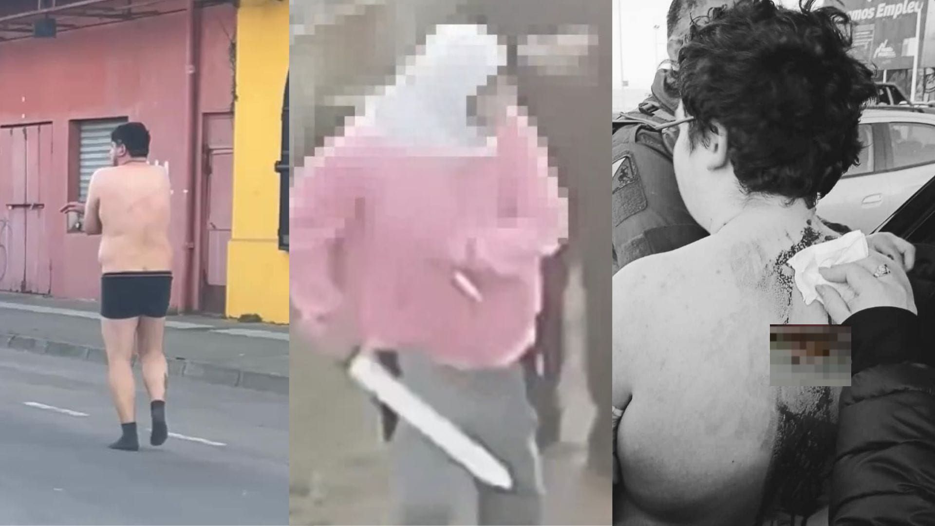 Hincha con sable, menor apuñalado, persona semi desnuda y bengalas: Trágico balance tras clásico entre Naval de Talcahuano y Lota Schwager