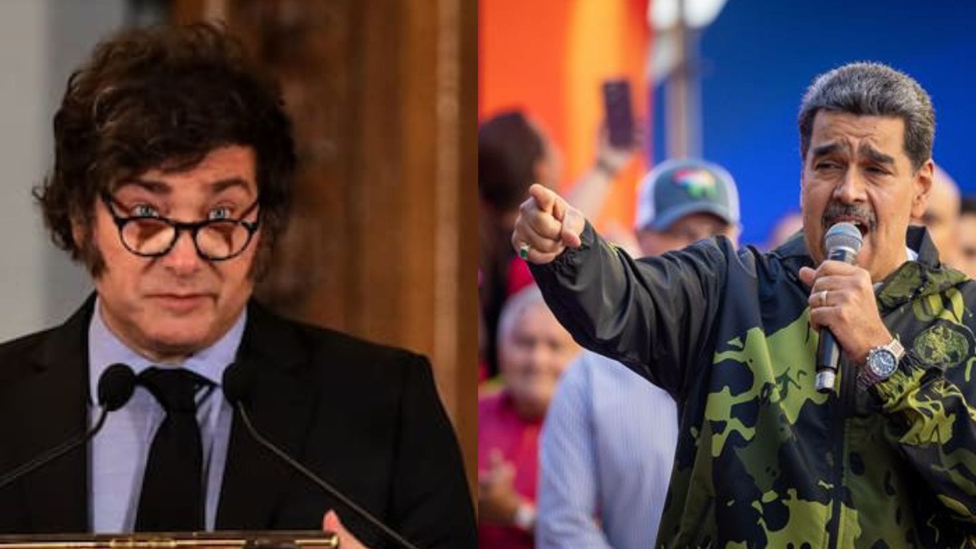 A días de las elecciones: Nicolás Maduro se refirió al Presidente Milei como un “Nazi fascista” en acto de campaña