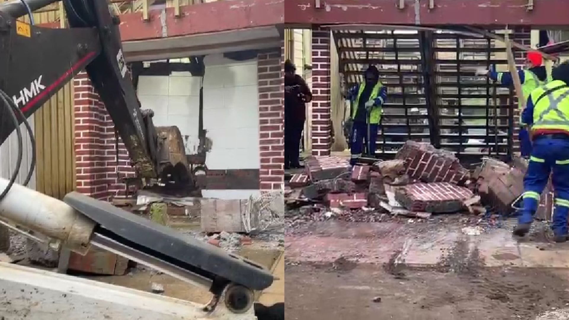 Demuelen narco mausoleo en Talcahuano: Era homenaje a joven asesinado en balacera