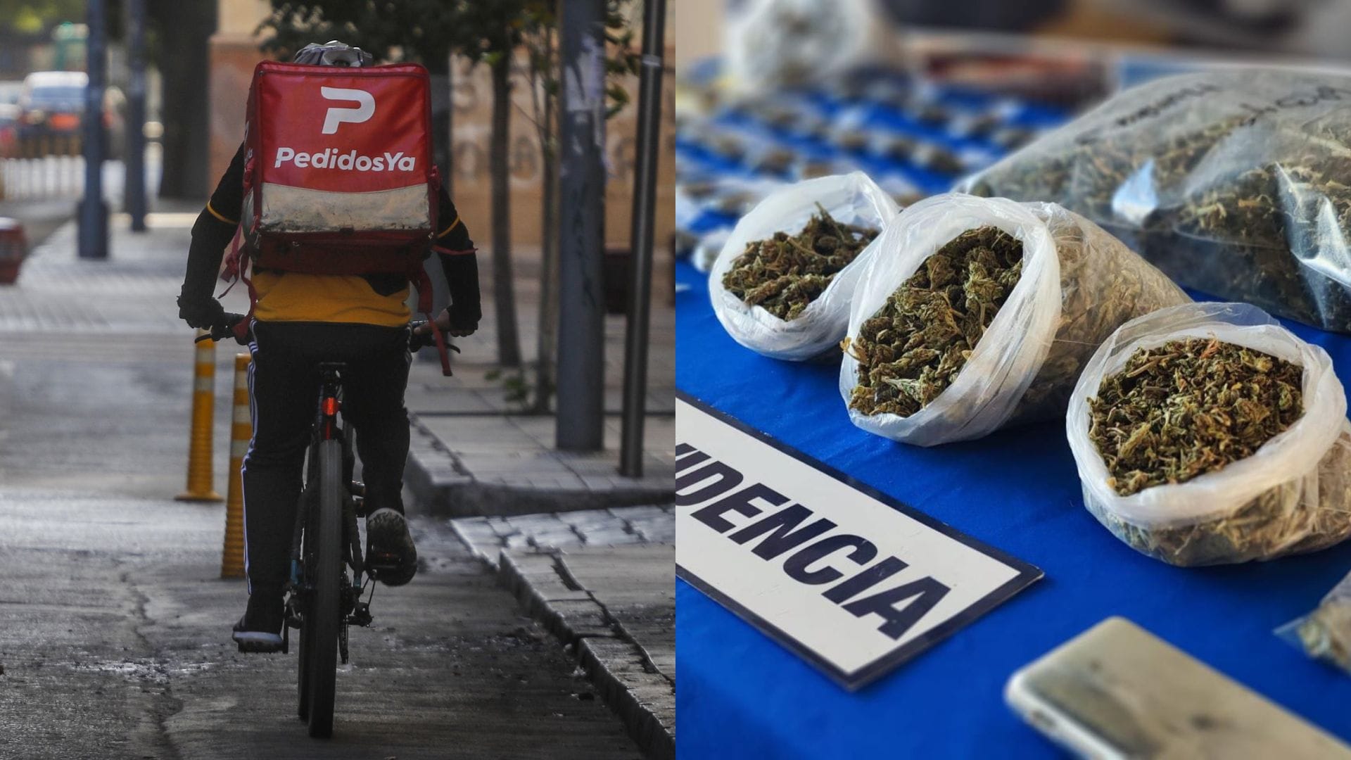 Detienen a sujetos que se vestían de repartidores para vender marihuana en las cercanías de la UdeC